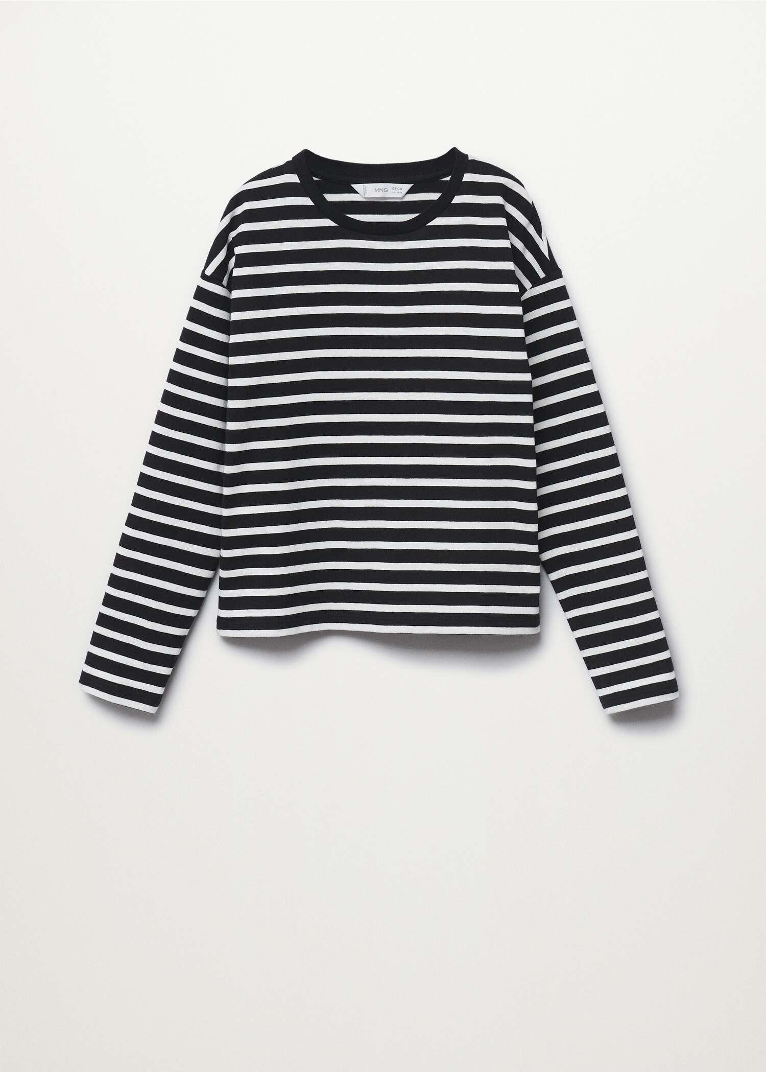 T-shirt manches longues rayures - Article sans modèle