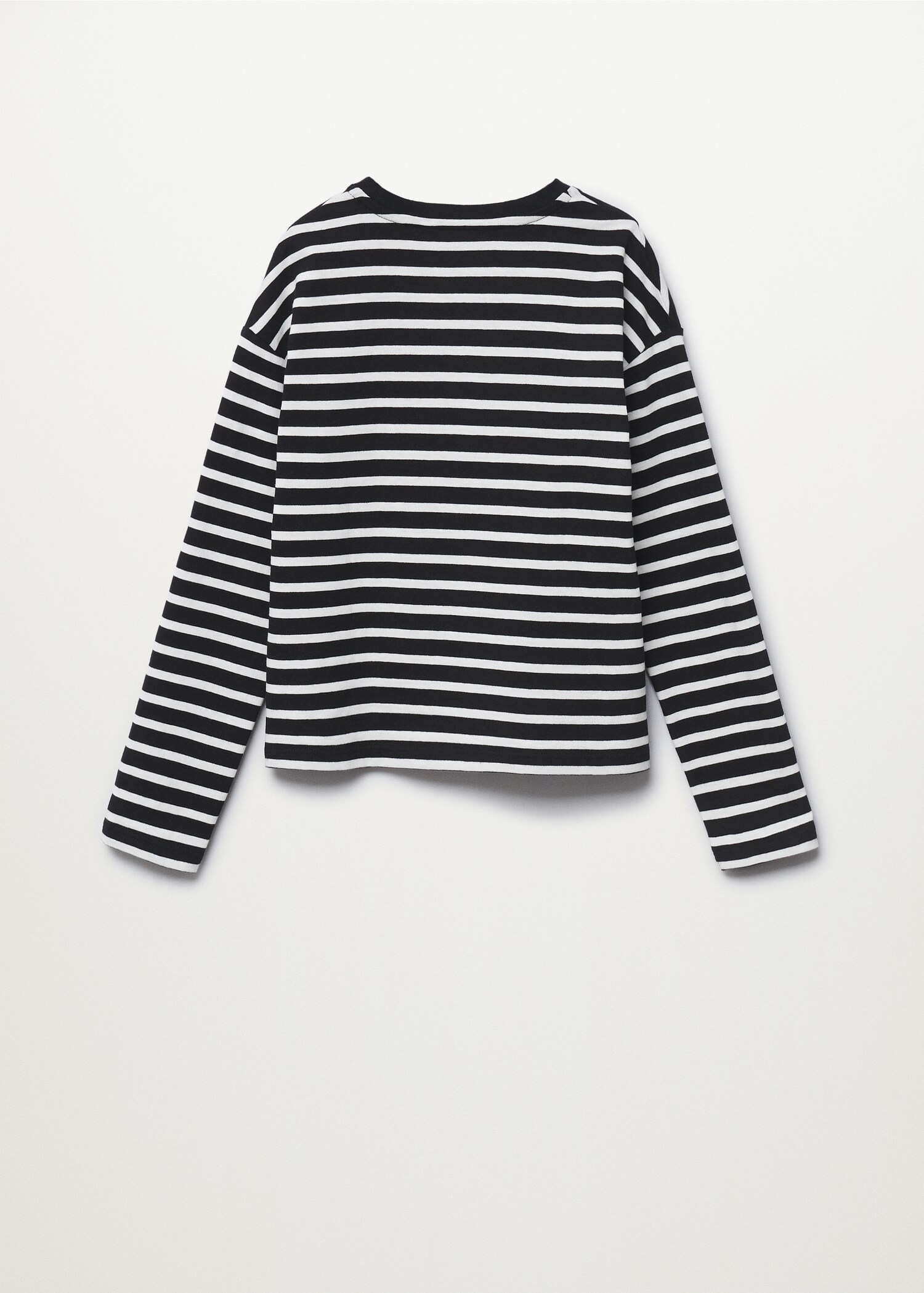 T-shirt manches longues rayures - Verso de l’article
