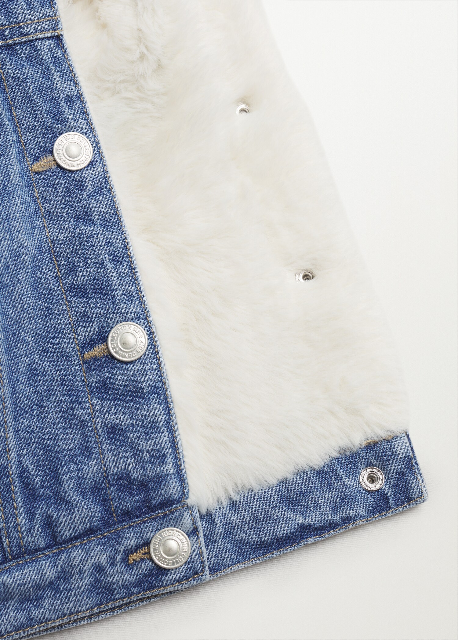 Chaqueta denim interior pelo - Detalle del artículo 8