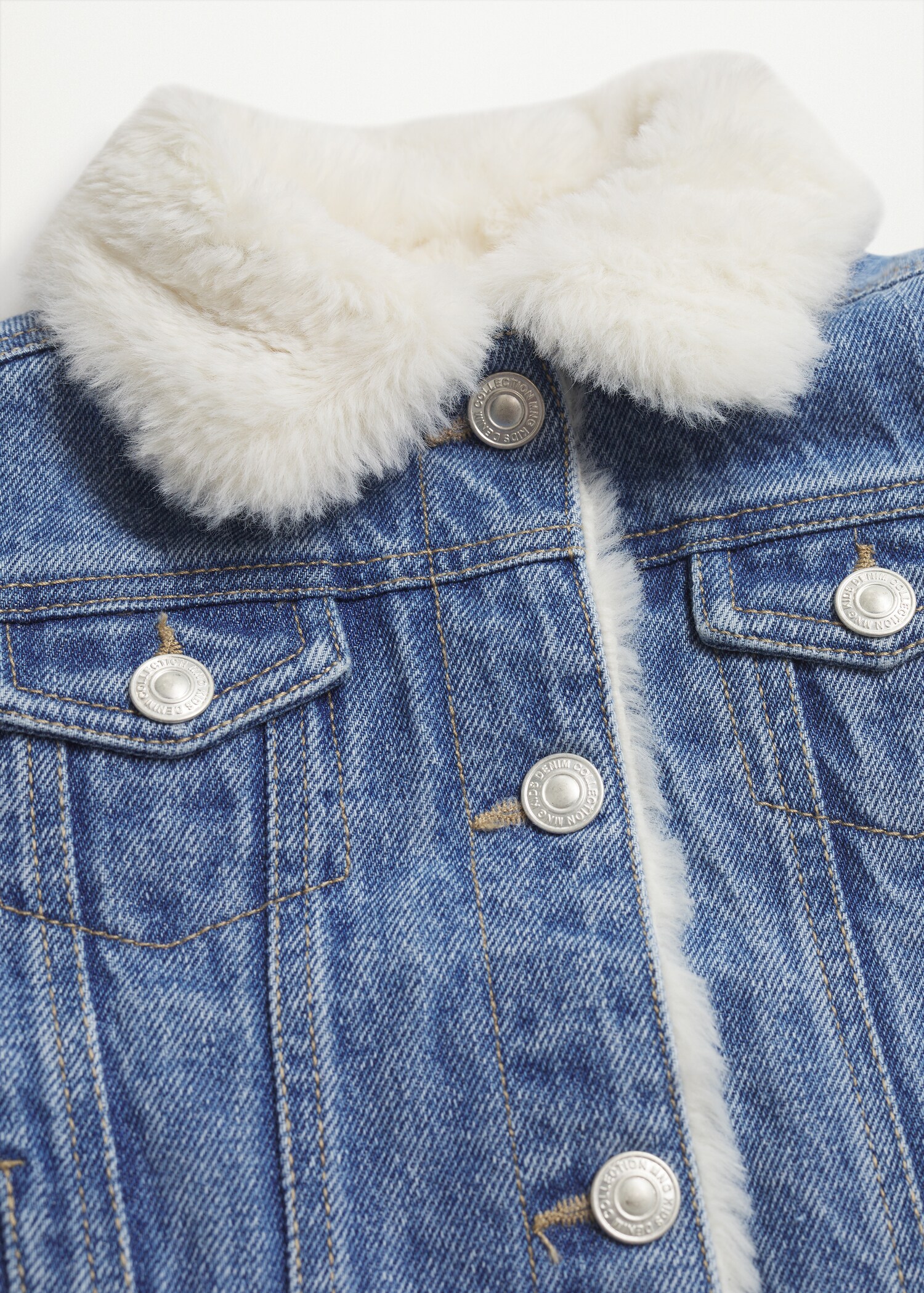 Chaqueta denim interior pelo - Detalle del artículo 9