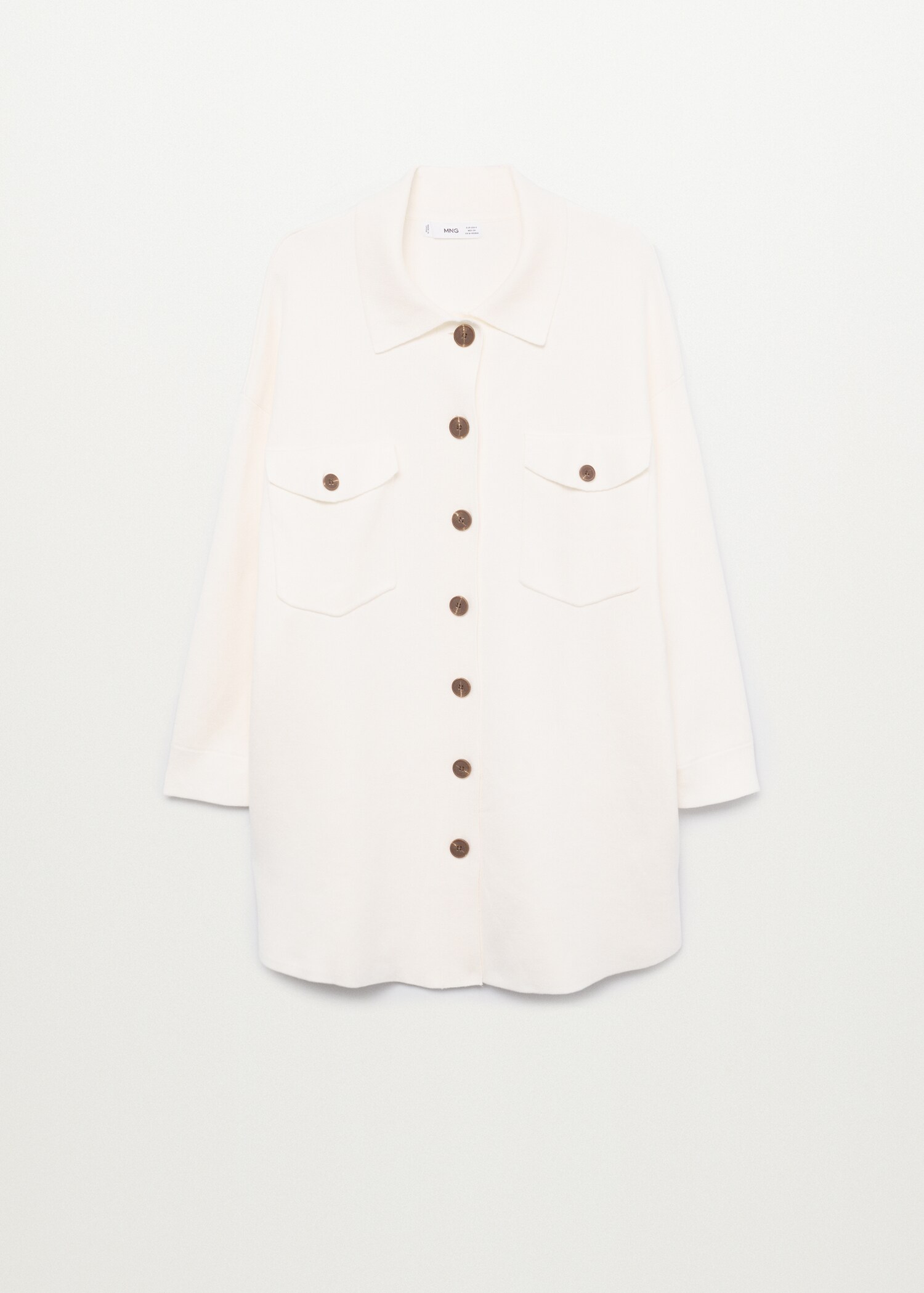 Button knit cardigan - Article without model