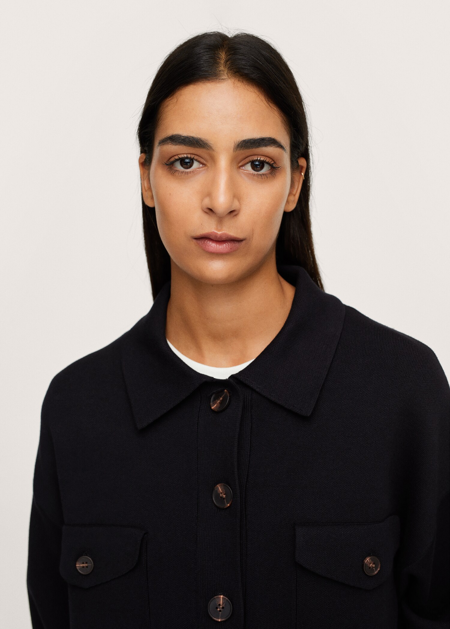 Button knit cardigan - Details of the article 1