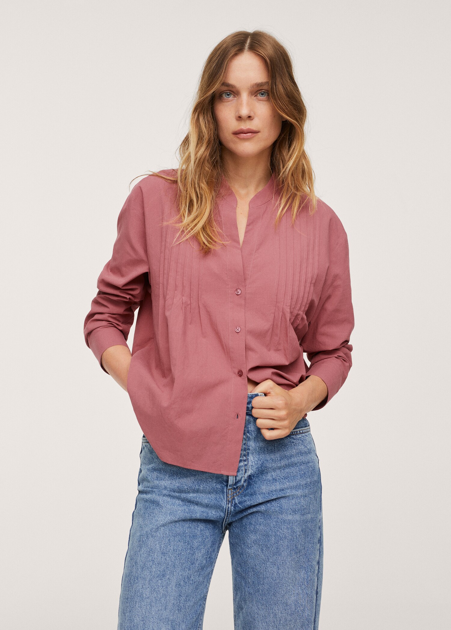 100% cotton blouse - Medium plane