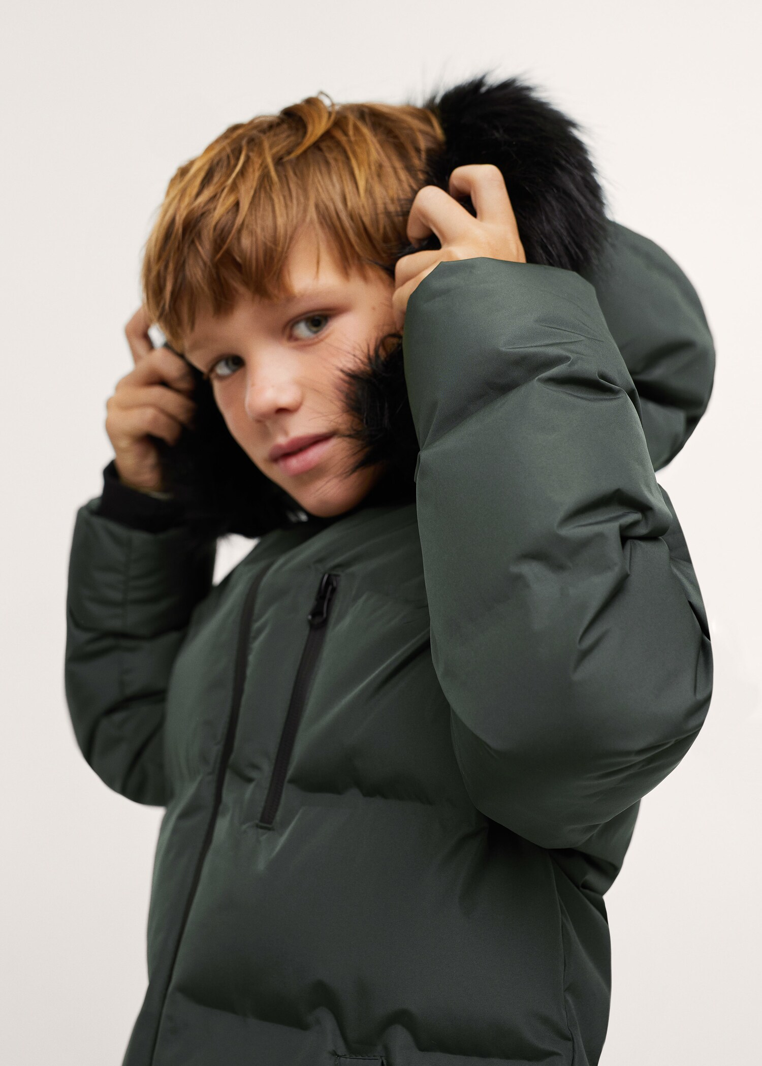 Anorak acolchado capucha desmontable - Detalle del artículo 2
