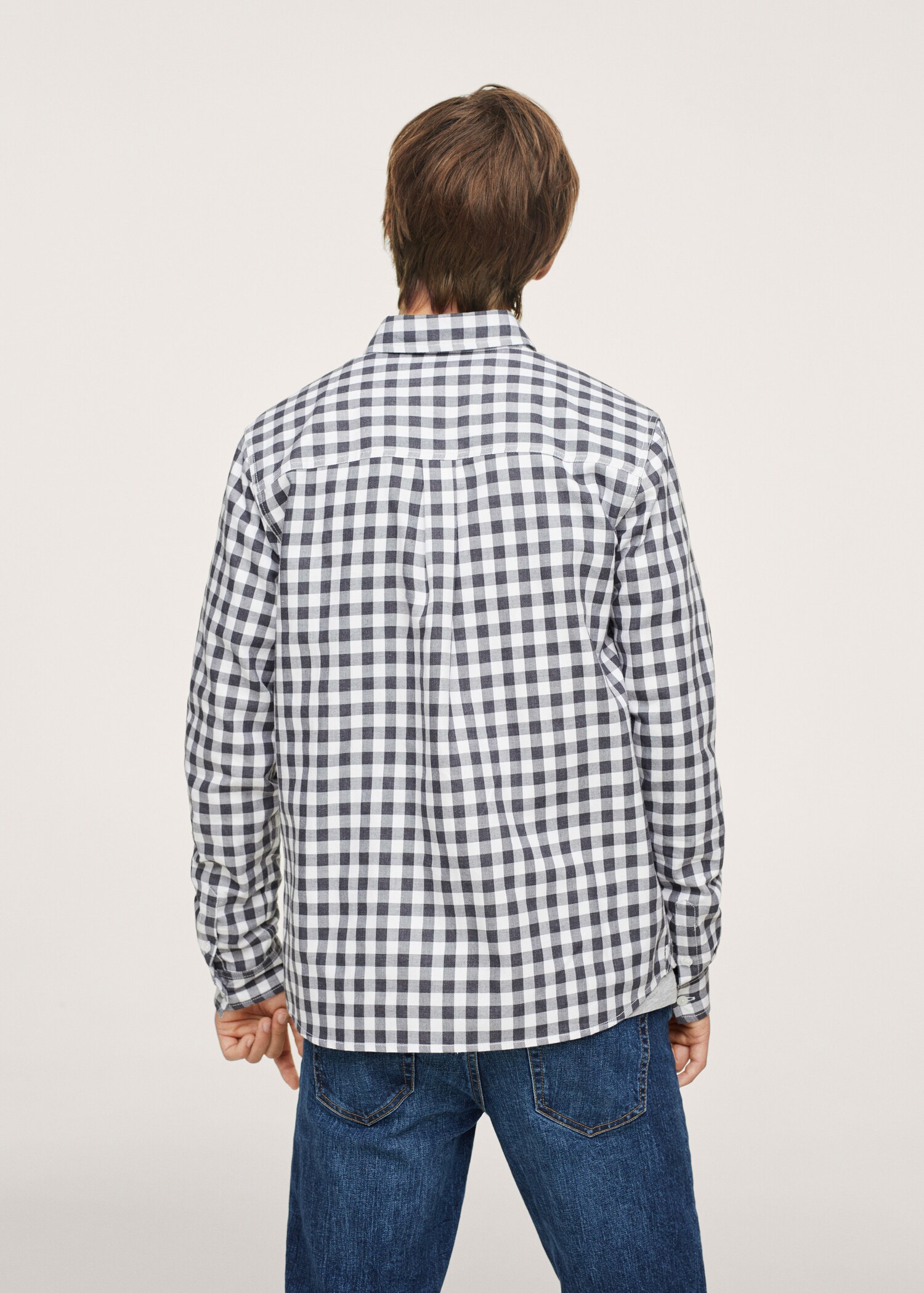 Checked print shirt - Details of the article 2
