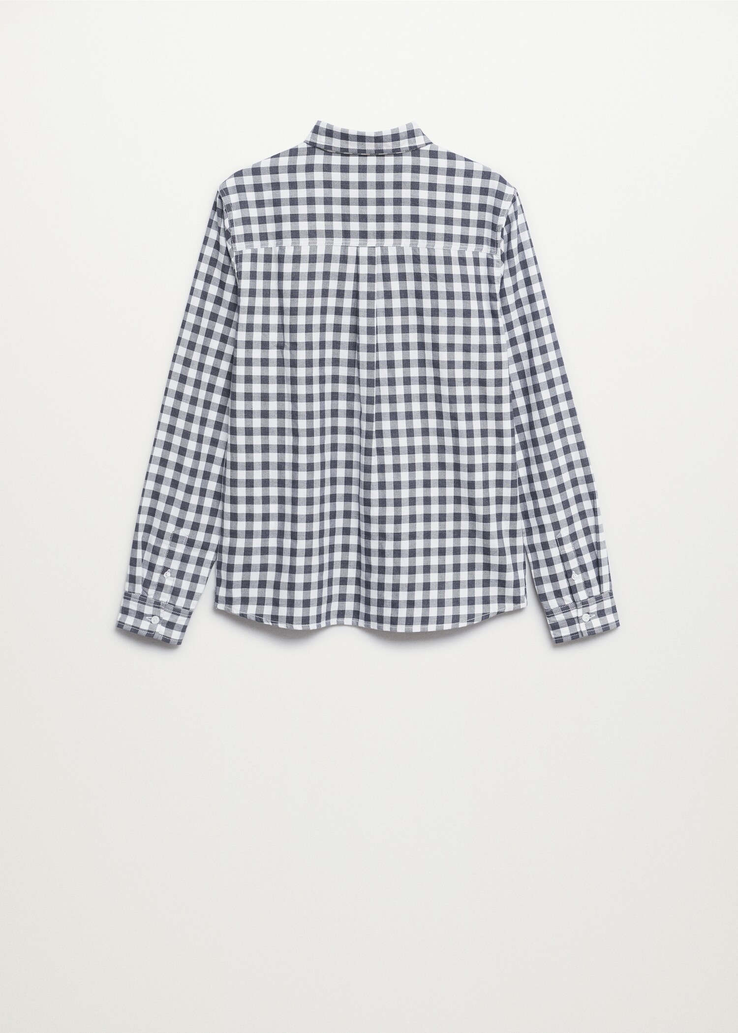 Checked print shirt - Reverse of the article