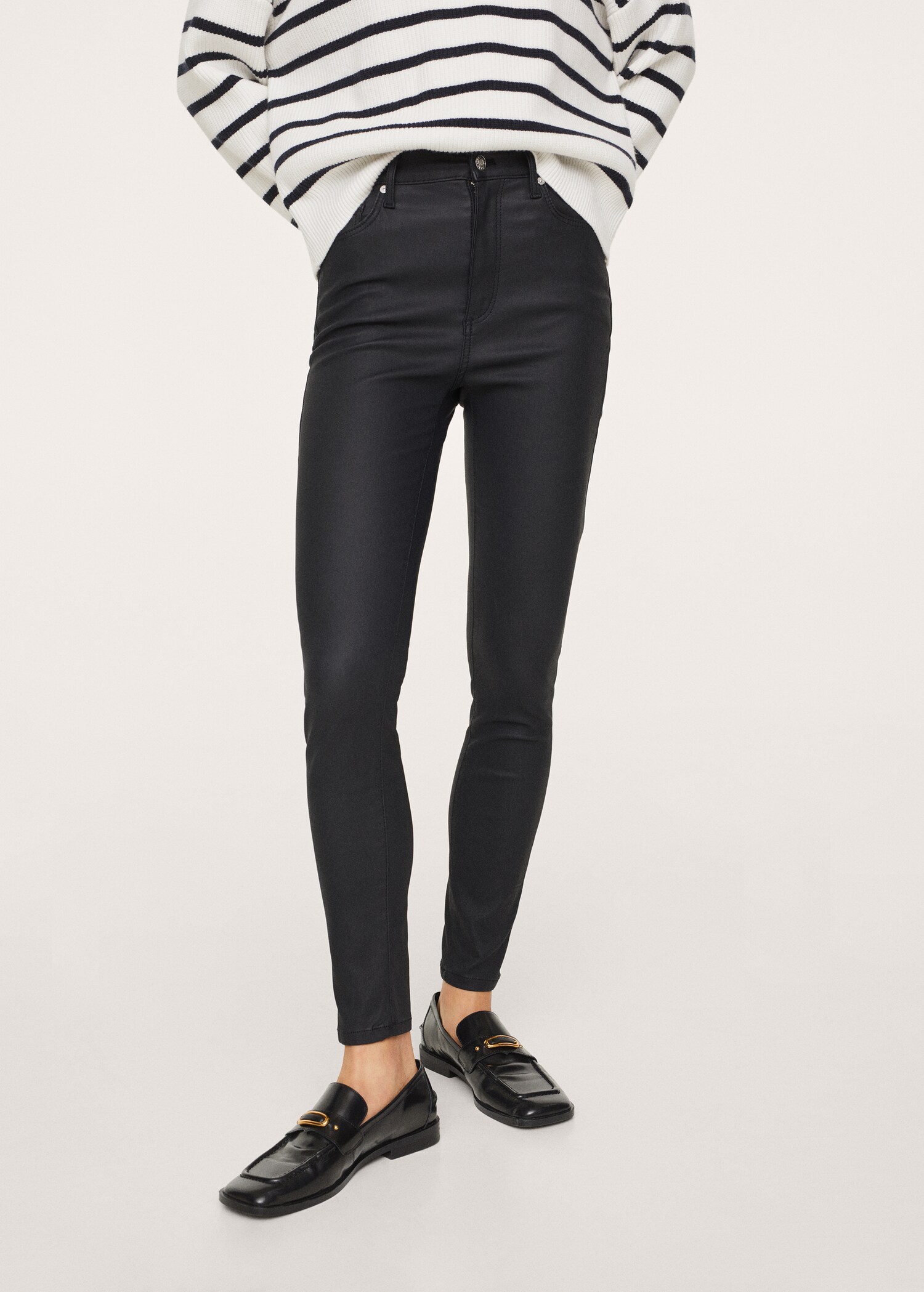 High-waist skinny jeans - Medium plane