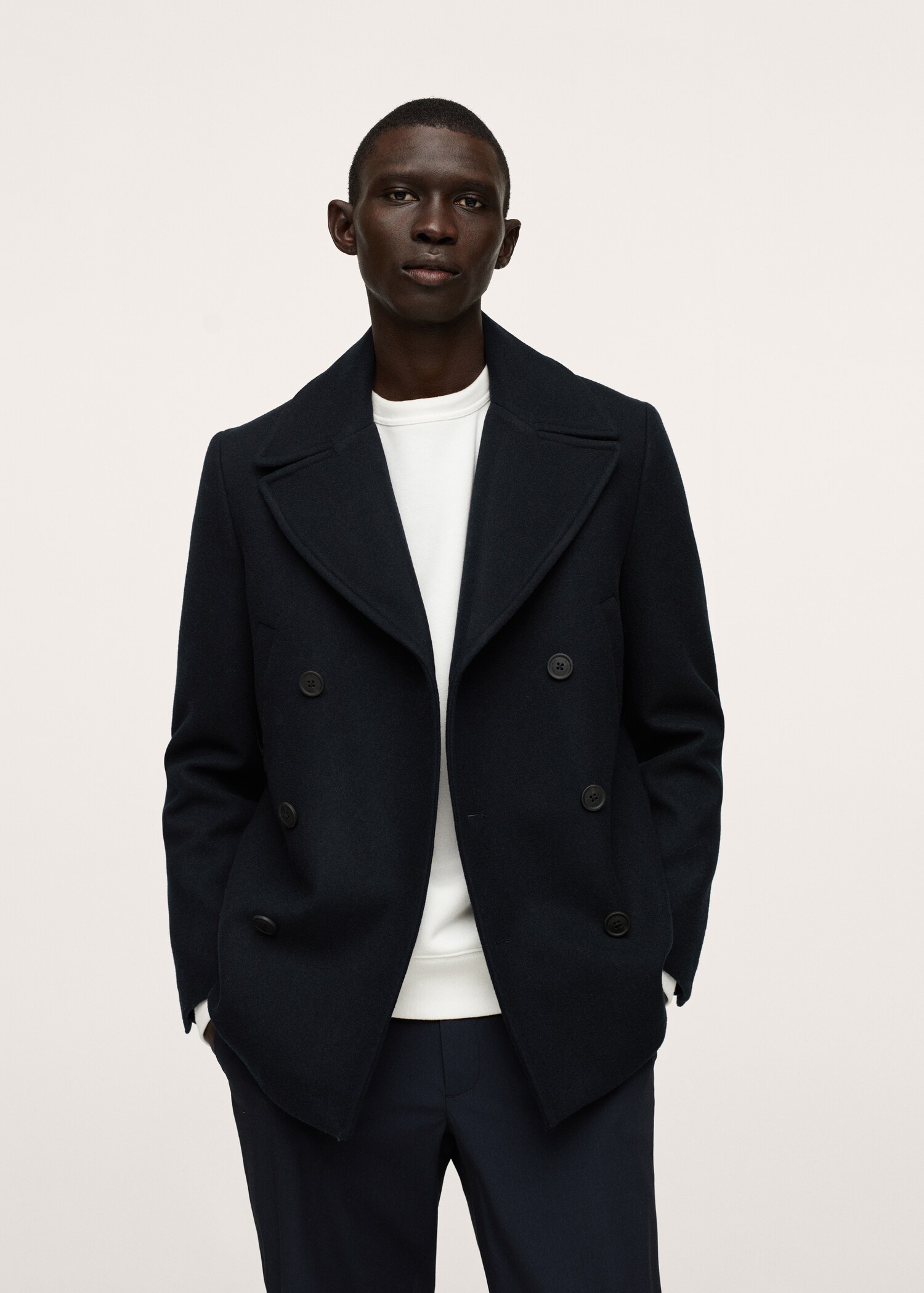 Wasserabweisender Wollmantel - Herren | MANGO OUTLET Deutschland