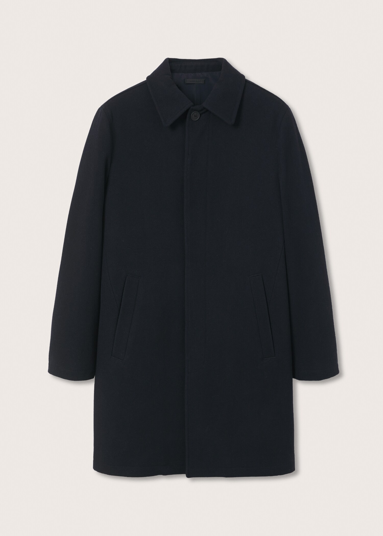 Water-repellent wool coat - Article without model
