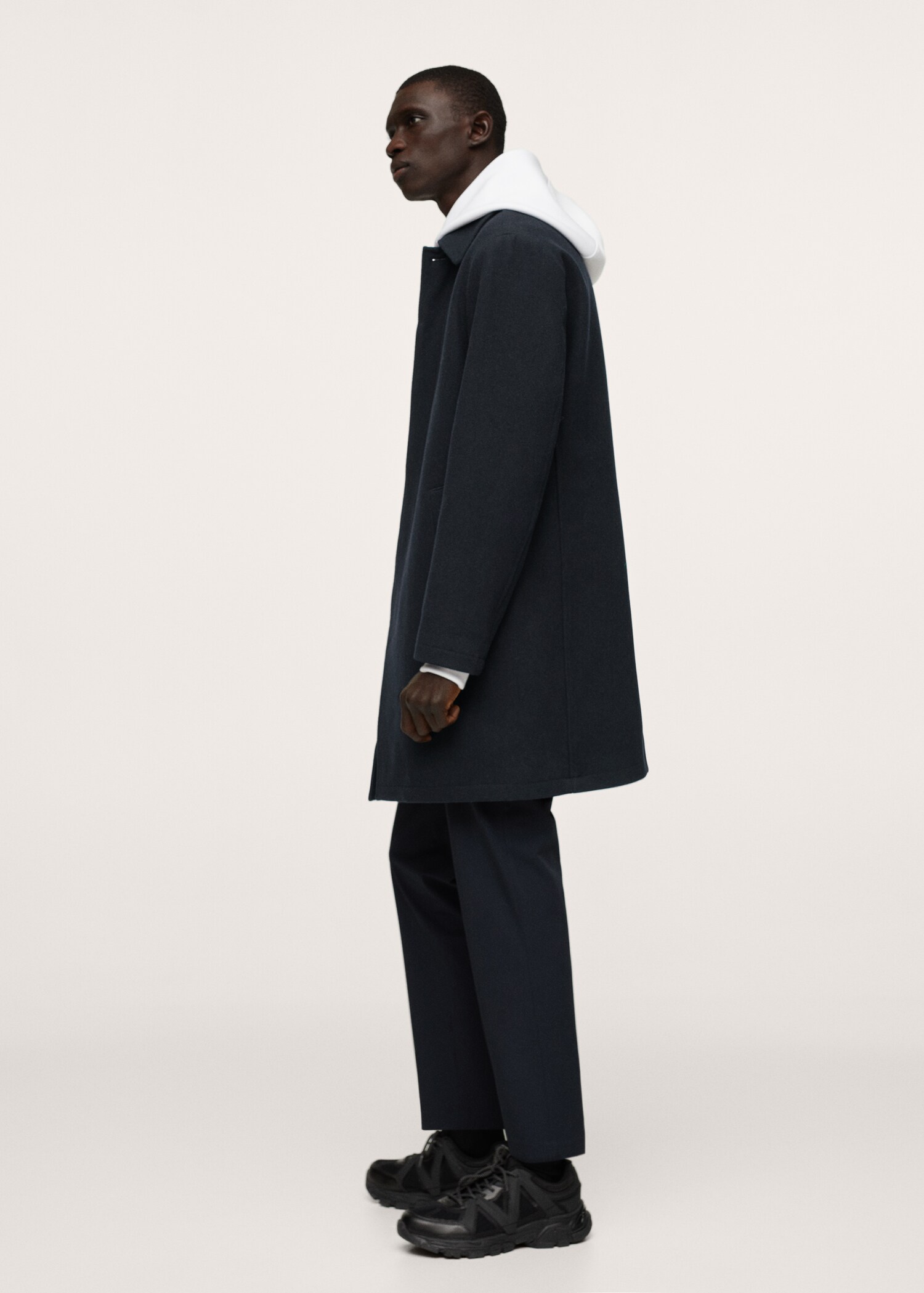 Water-repellent wool coat - Details of the article 2