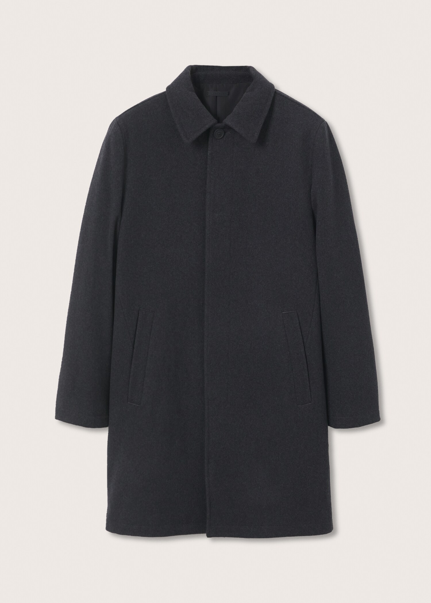 Water-repellent wool coat - Article without model