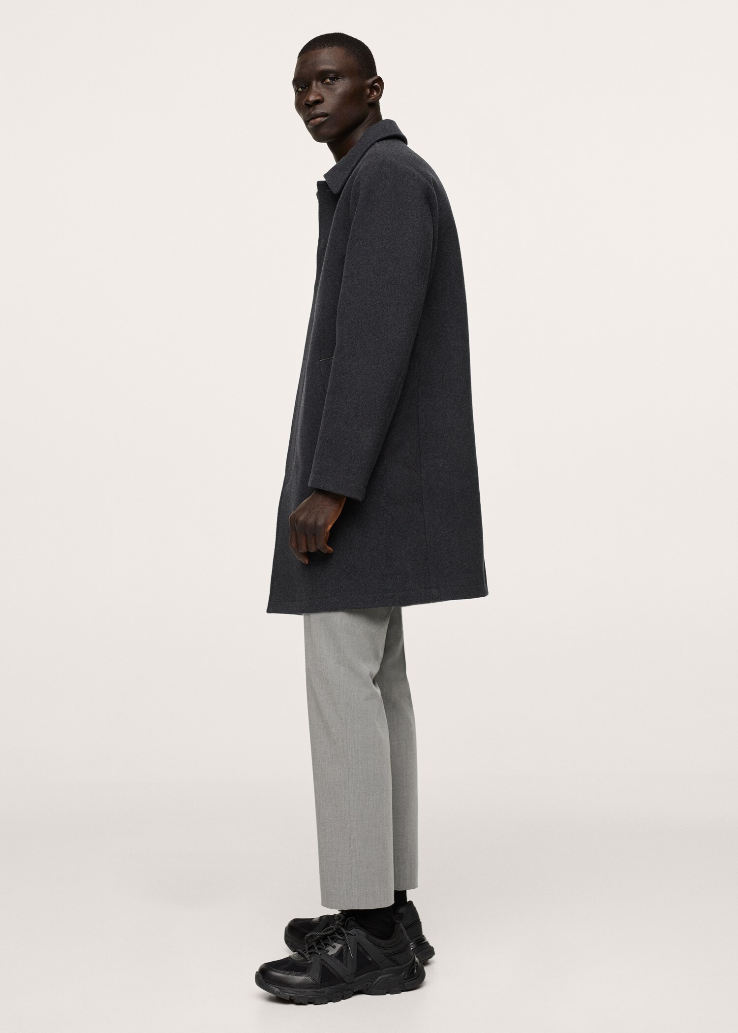 Water-repellent wool coat - Details of the article 3