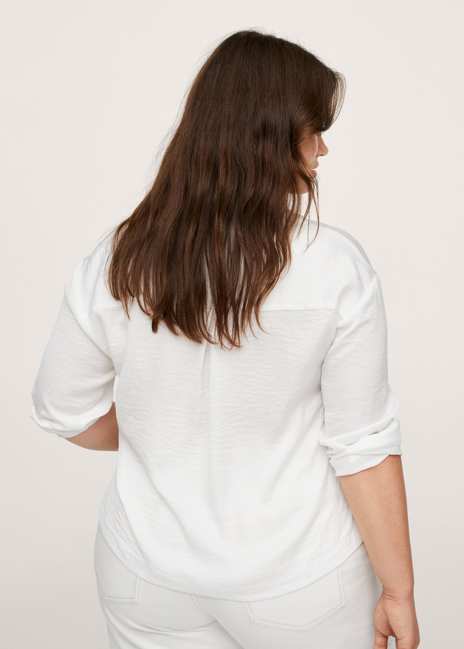 Flowy pocket blouse - Reverse of the article