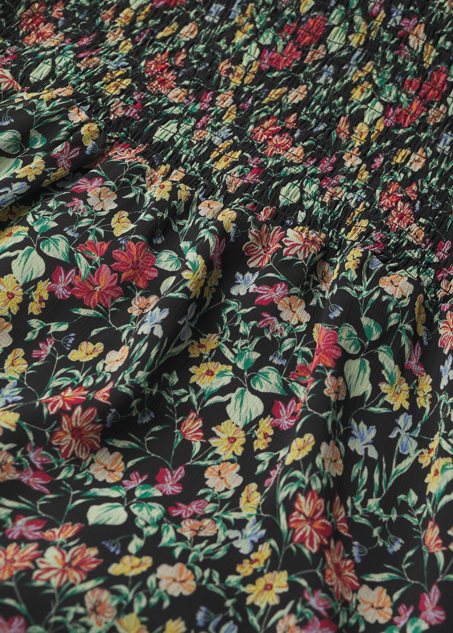 Vestido fruncido estampado - Detalle del artículo 8