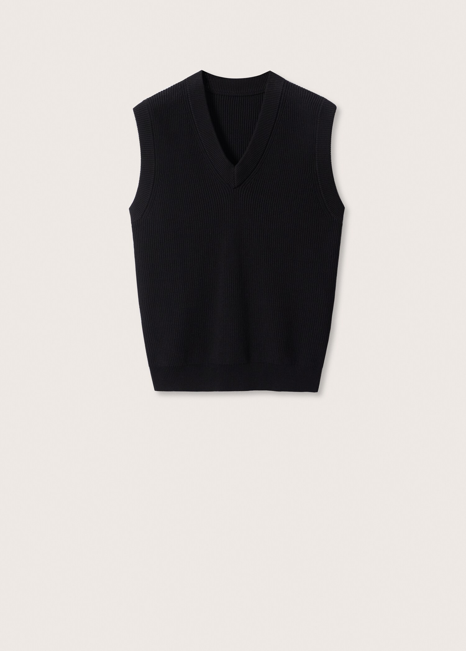 Bavlněná úpletová vesta - Zboží bez modelu