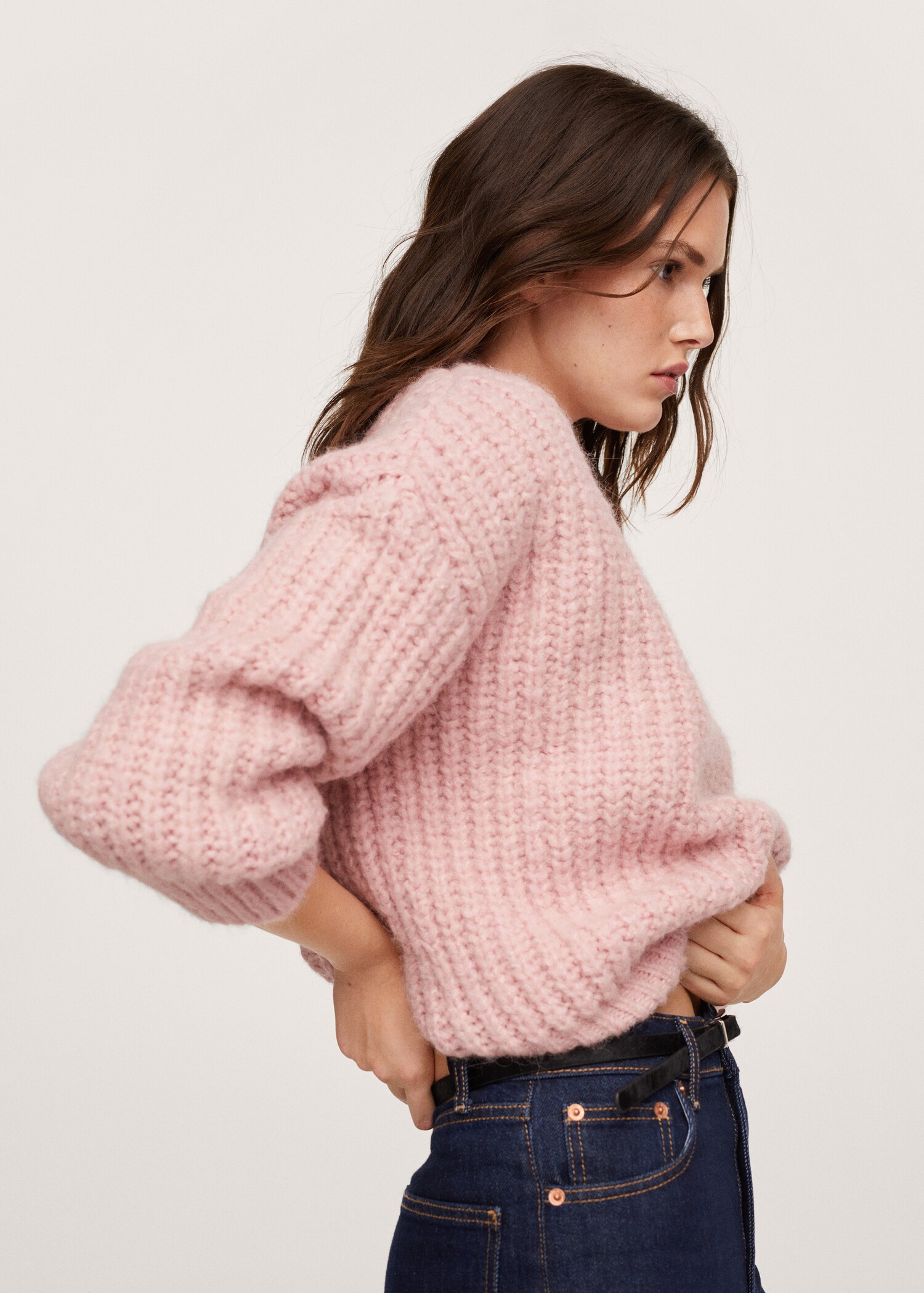 Úpletový svetr oversize - Detail zboží 1