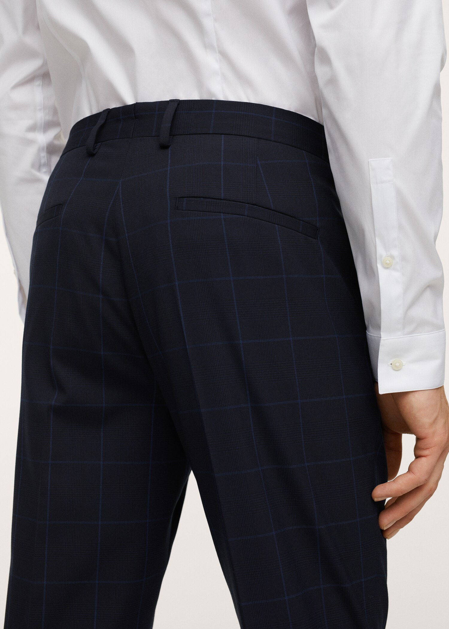 Oblekové kalhoty super slim fit s kostkou - Detail zboží 3