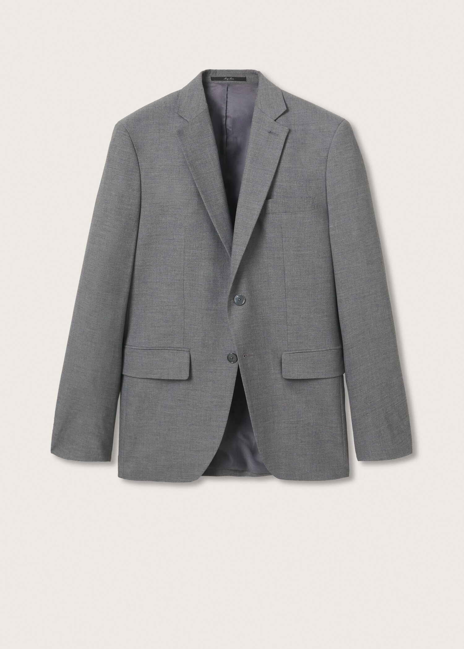 Slim fit microstructure suit blazer - Article without model