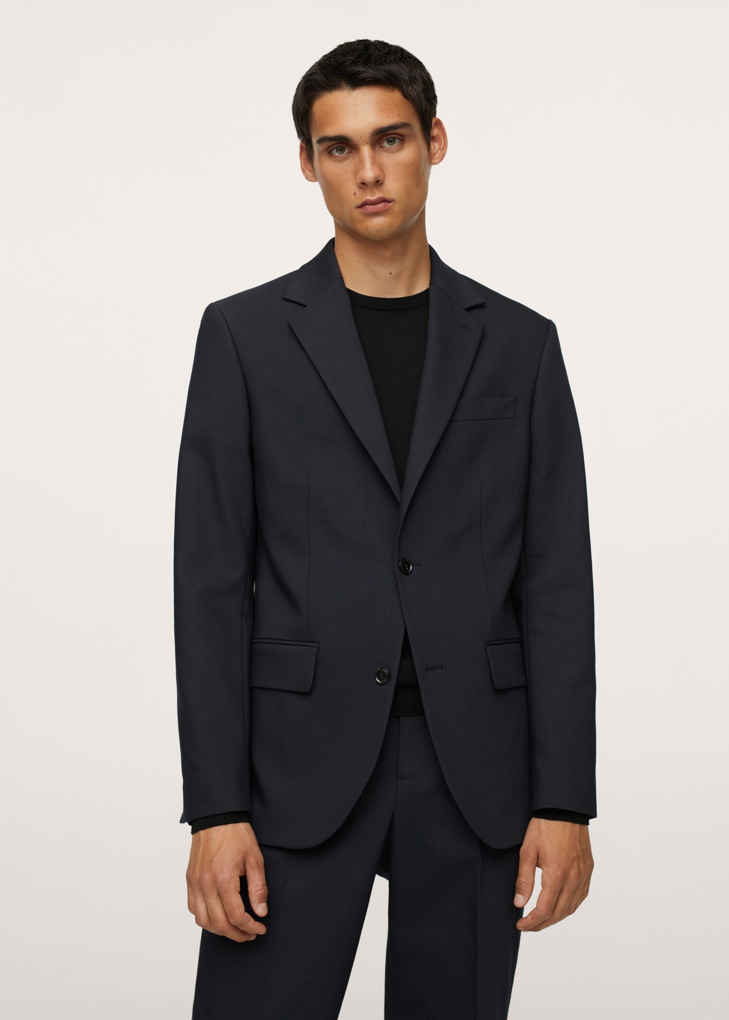 Slim-fit suit jacket - Medium plane