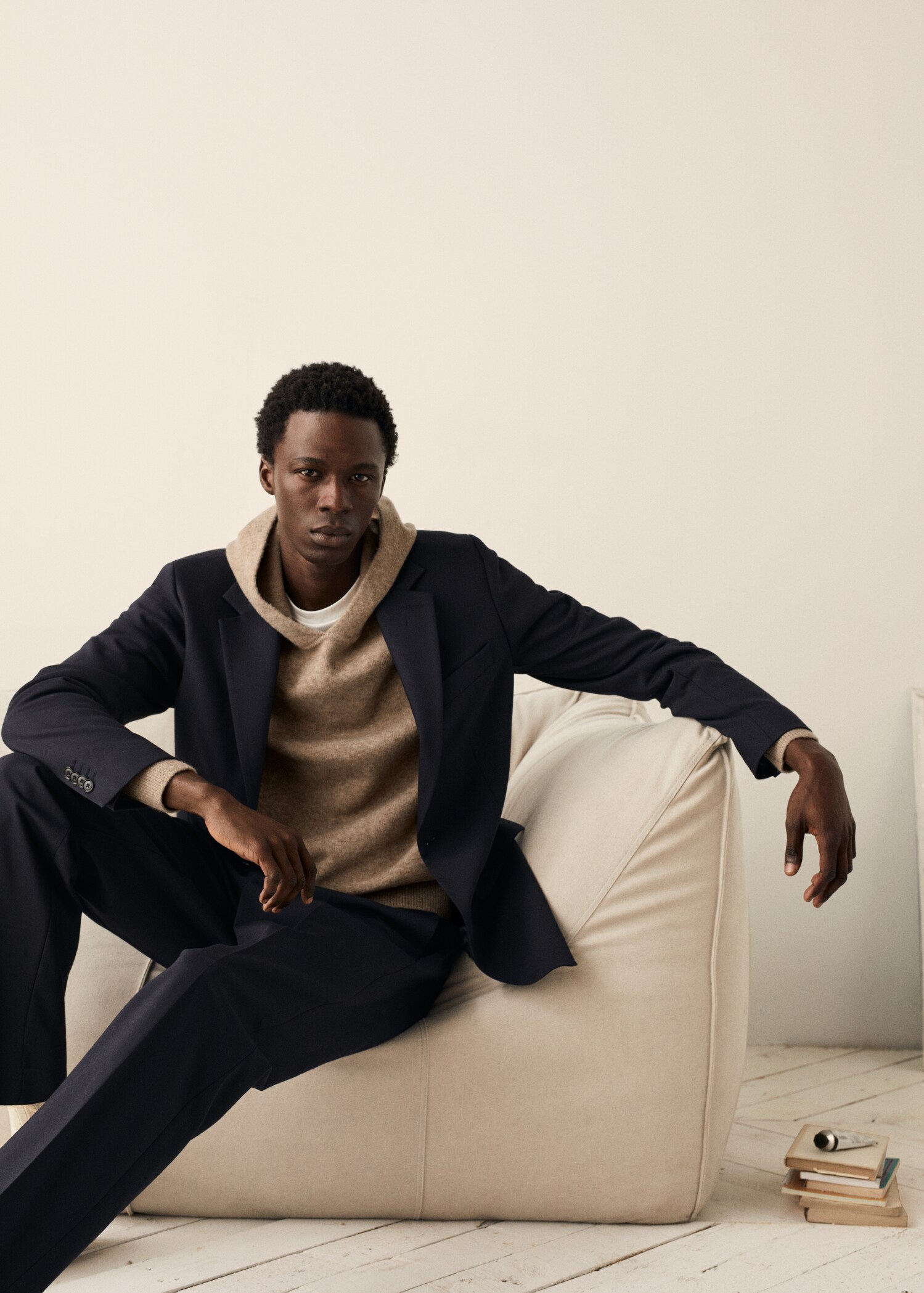 Slim-fit suit jacket - Details of the article 5
