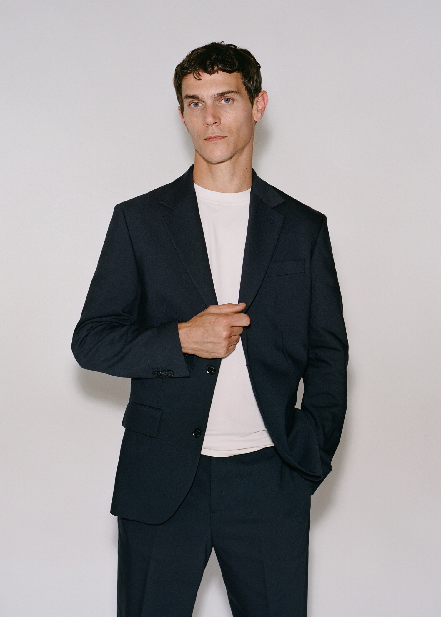 Slim-fit suit jacket - Details of the article 6