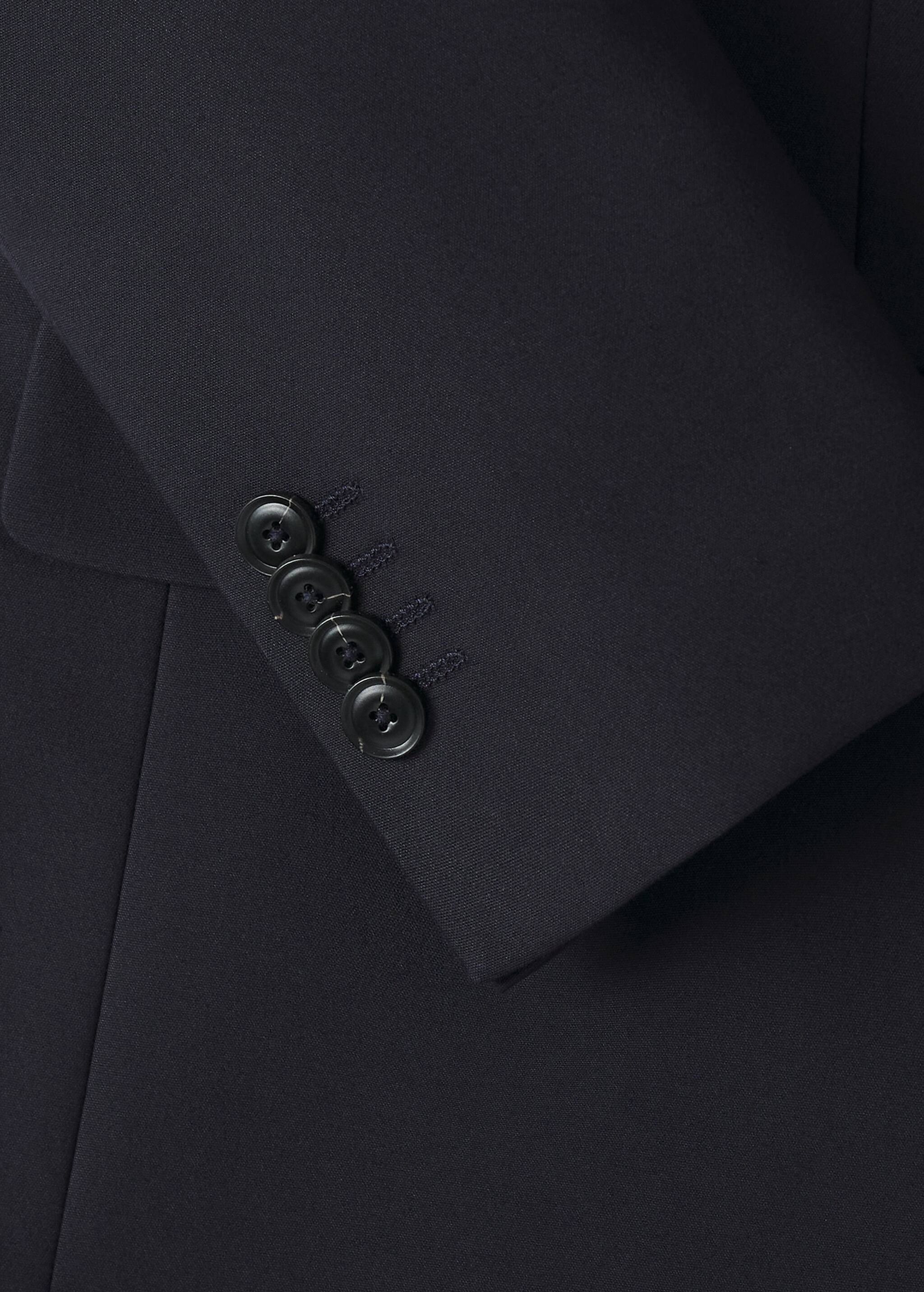 Slim-fit suit jacket - Details of the article 7
