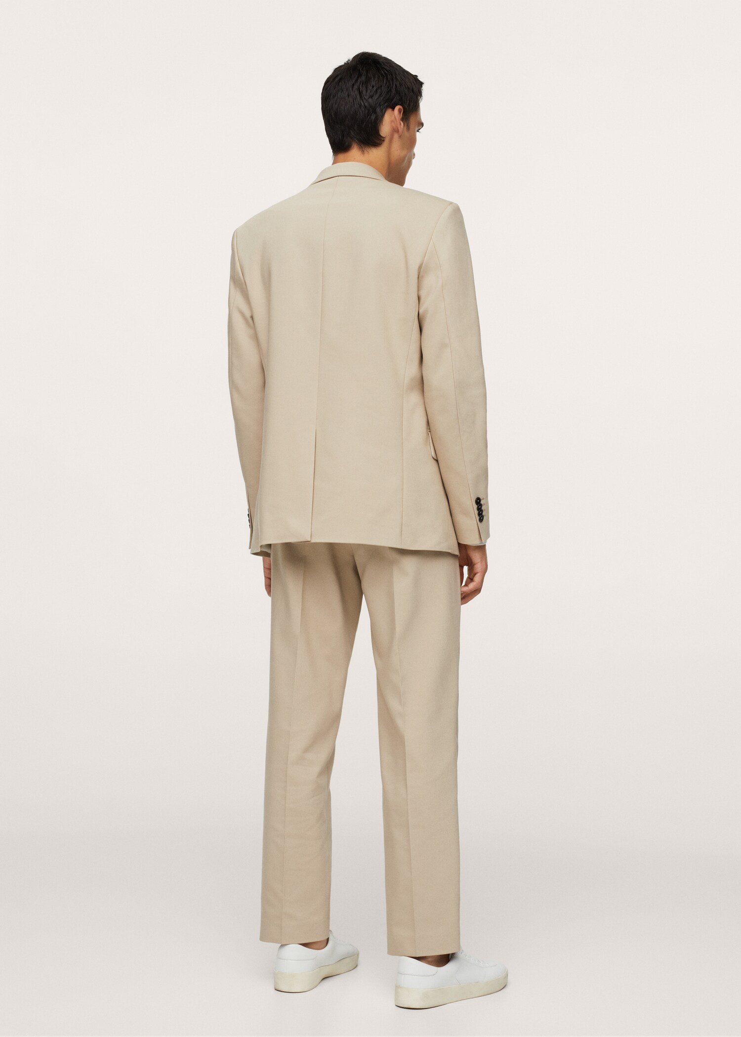 Pantalón traje cintura elástica - Reverso del artículo