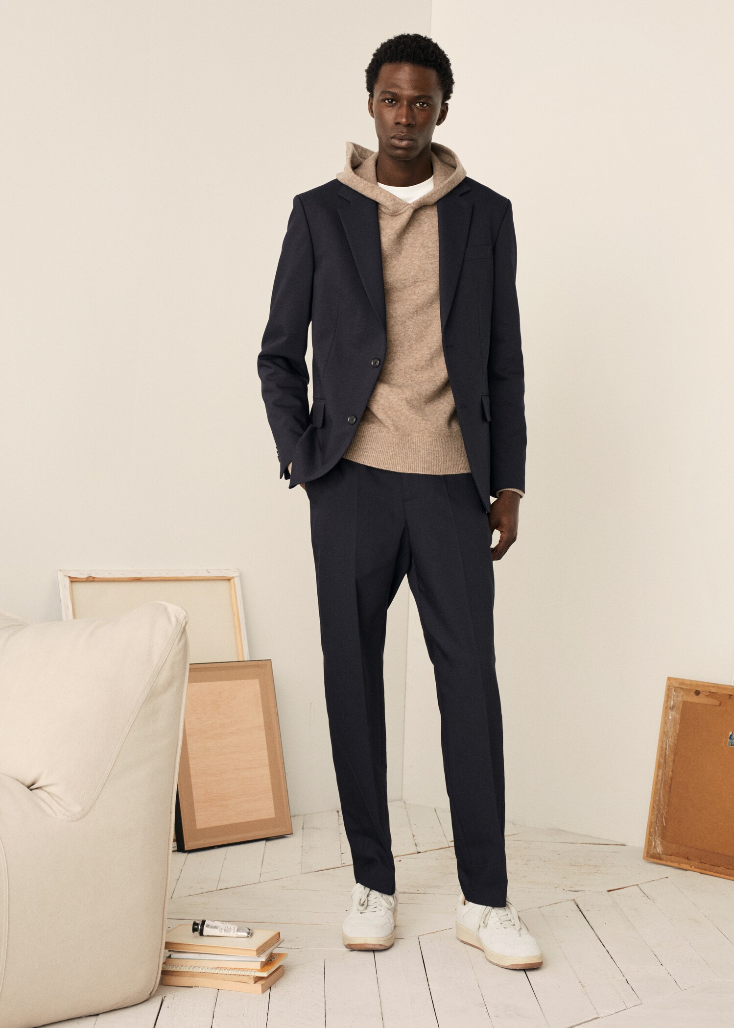 Pantalón traje cintura elástica - Detalle del artículo 5
