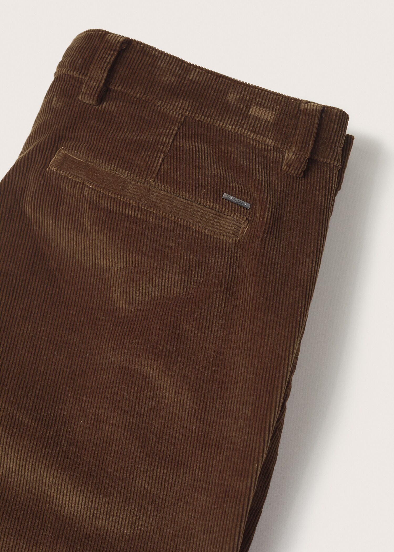 Tapered cropped corduroy trousers - Details of the article 8