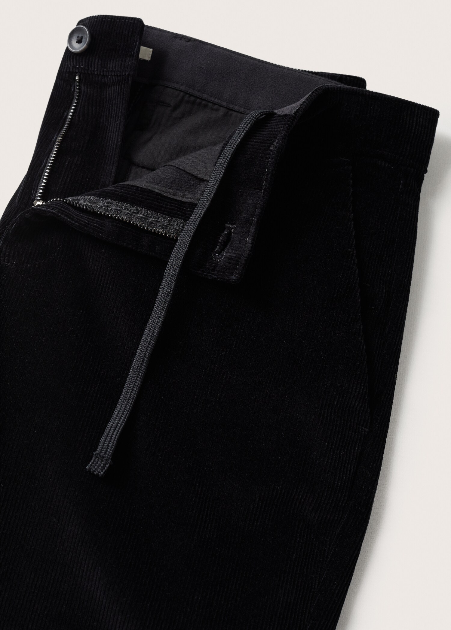 Tapered cropped corduroy trousers - Details of the article 8
