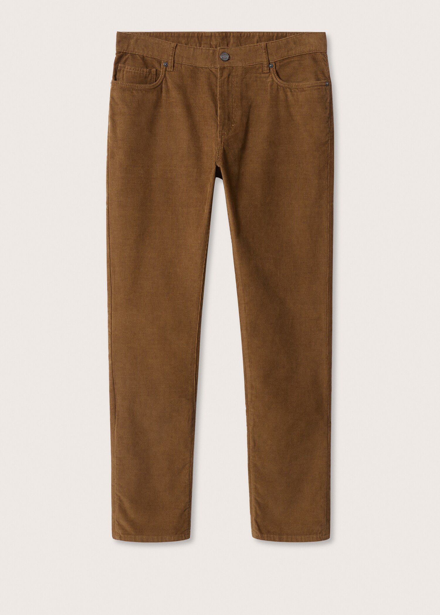 Manšestrové kalhoty slim fit - Zboží bez modelu