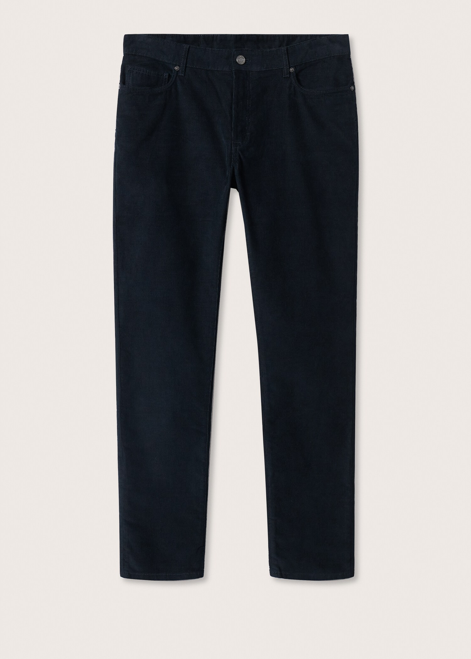 Manšestrové kalhoty slim fit - Zboží bez modelu