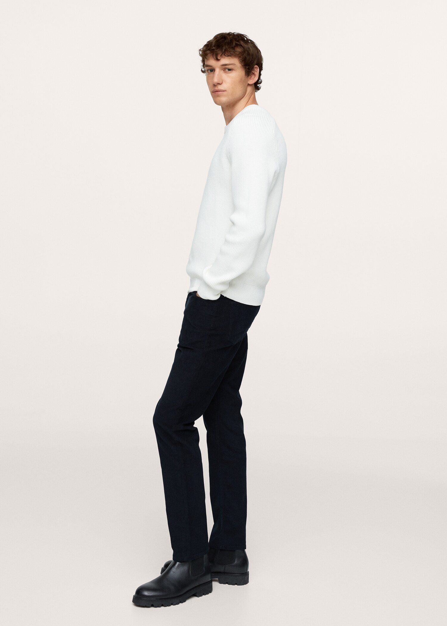 Manšestrové kalhoty slim fit - Detail zboží 1
