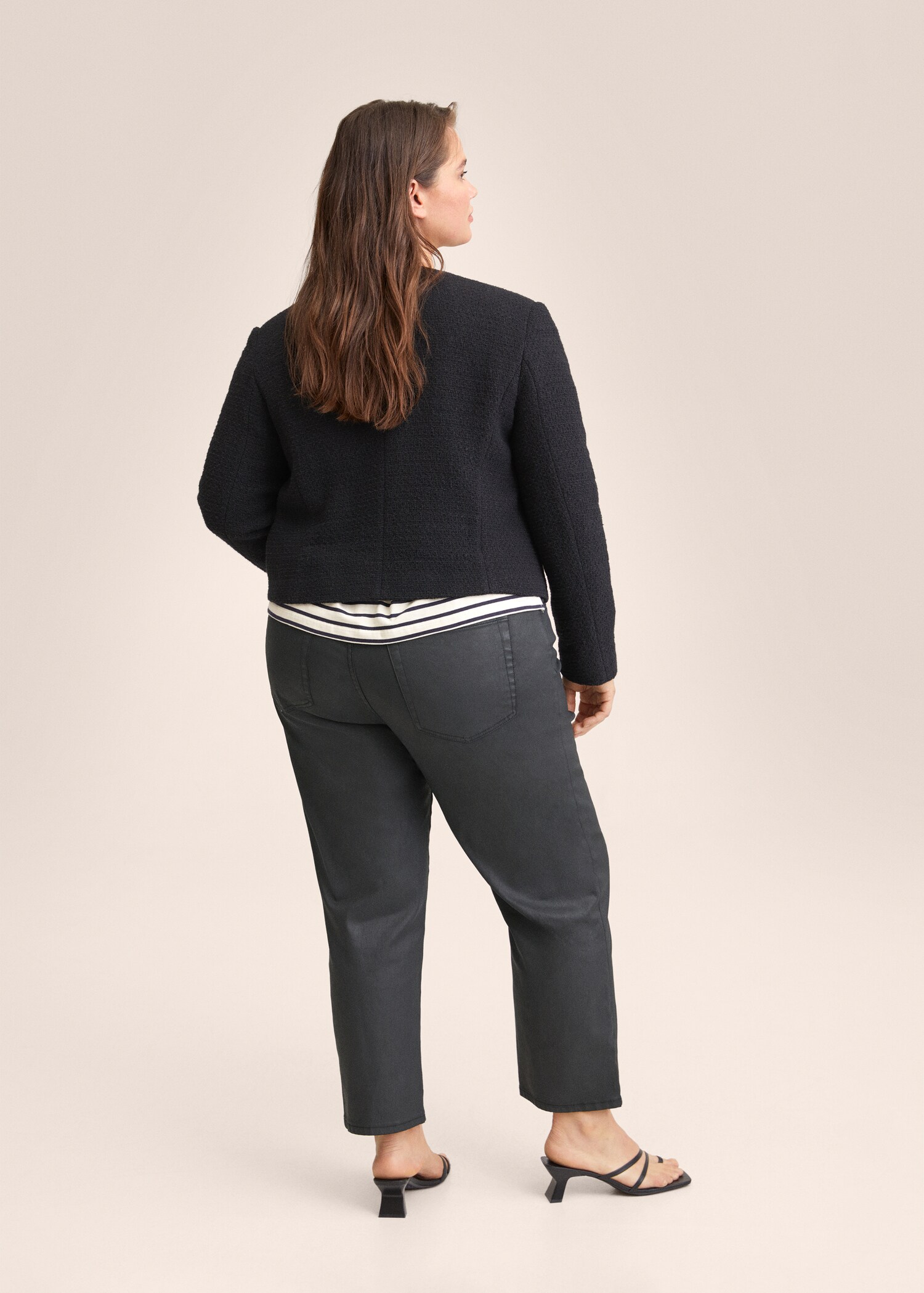 Jeans rectos tobilleros - Reverso del artículo