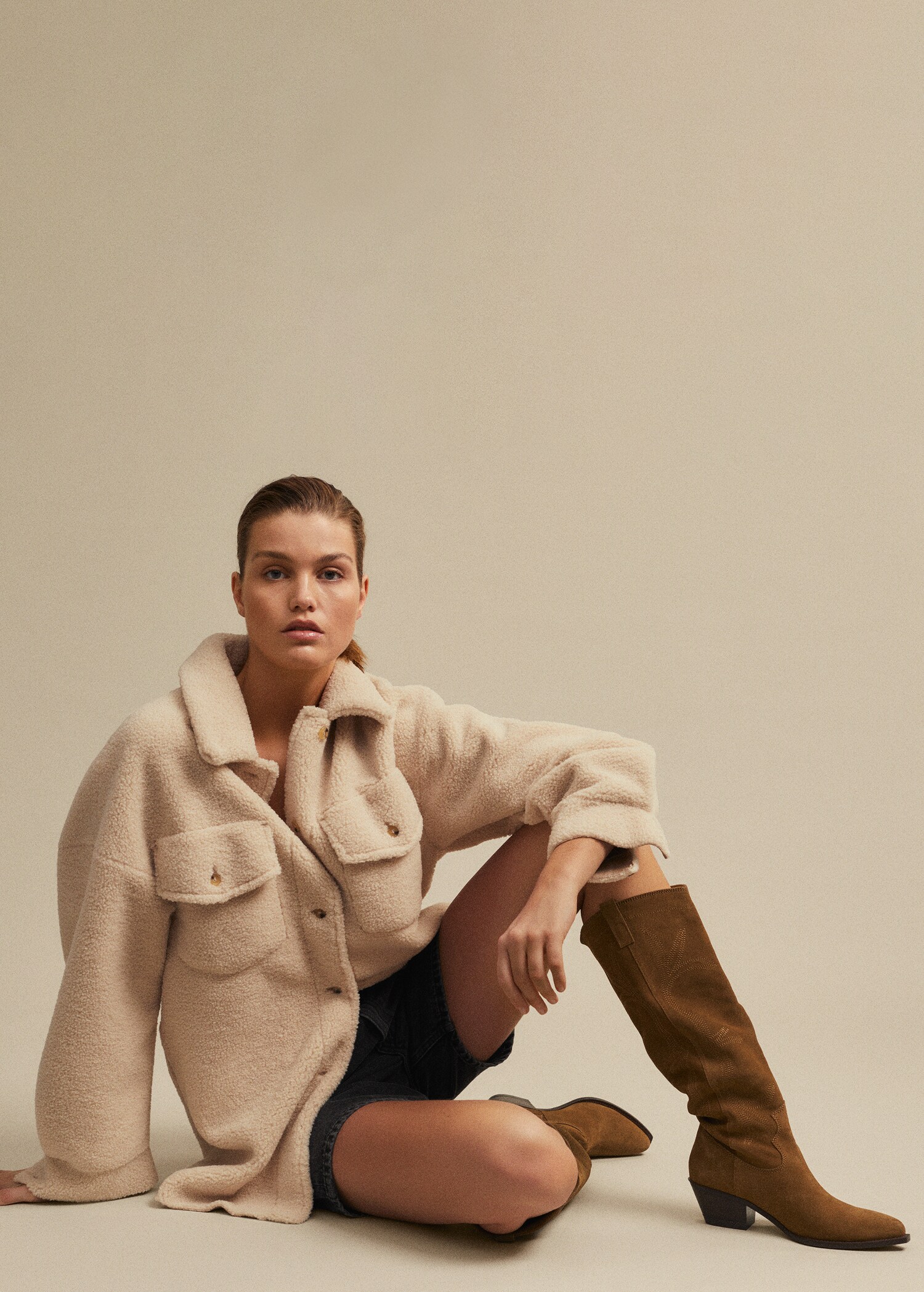 Faux fur pocket jacket - Details of the article 6