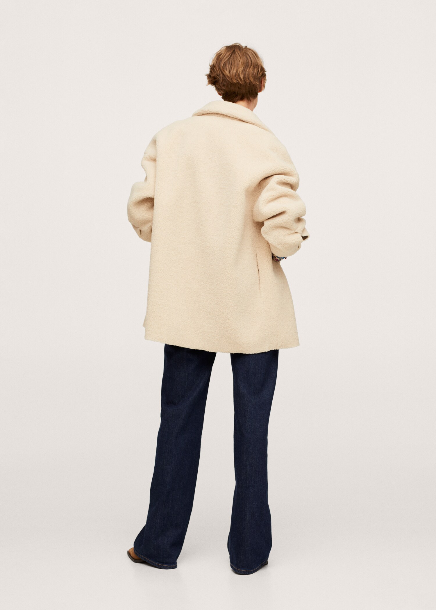 Faux fur pocket jacket - Reverse of the article