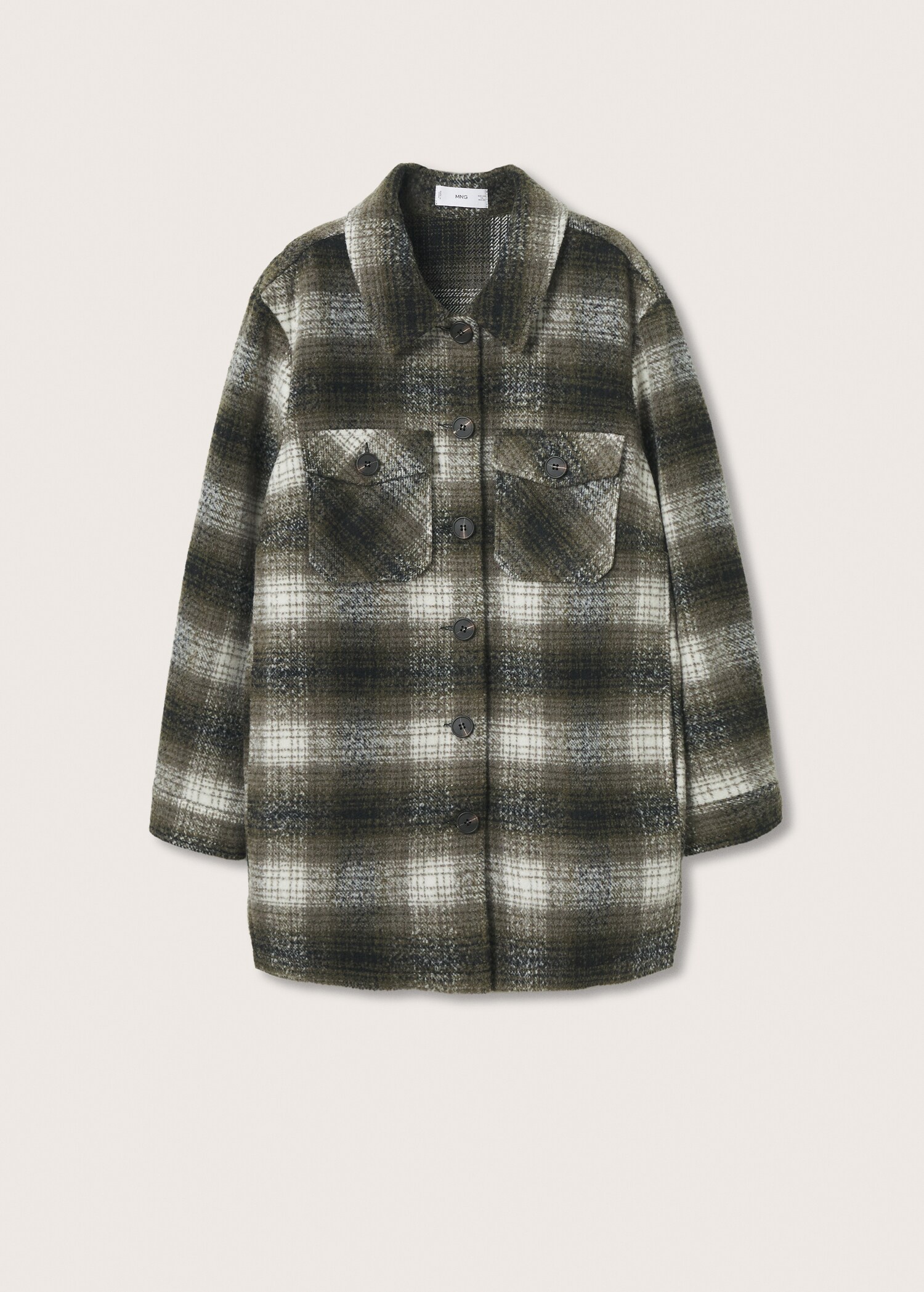 Oversized check overshirt - Article without model