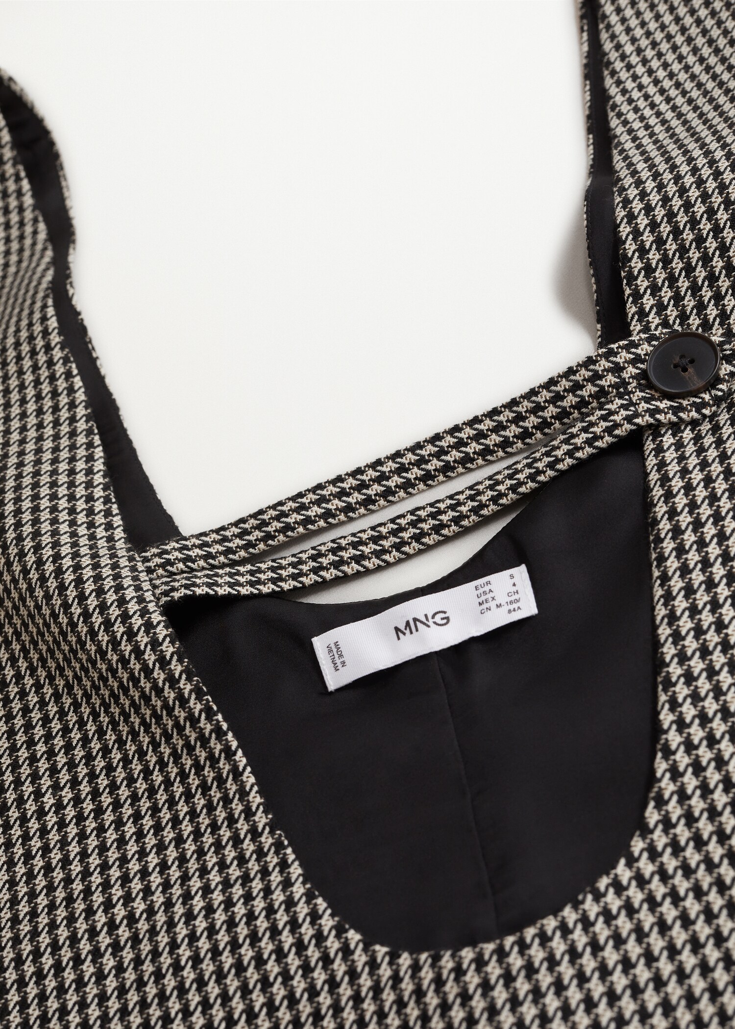 Vestido cuadros corto  - Detalle del artículo 8