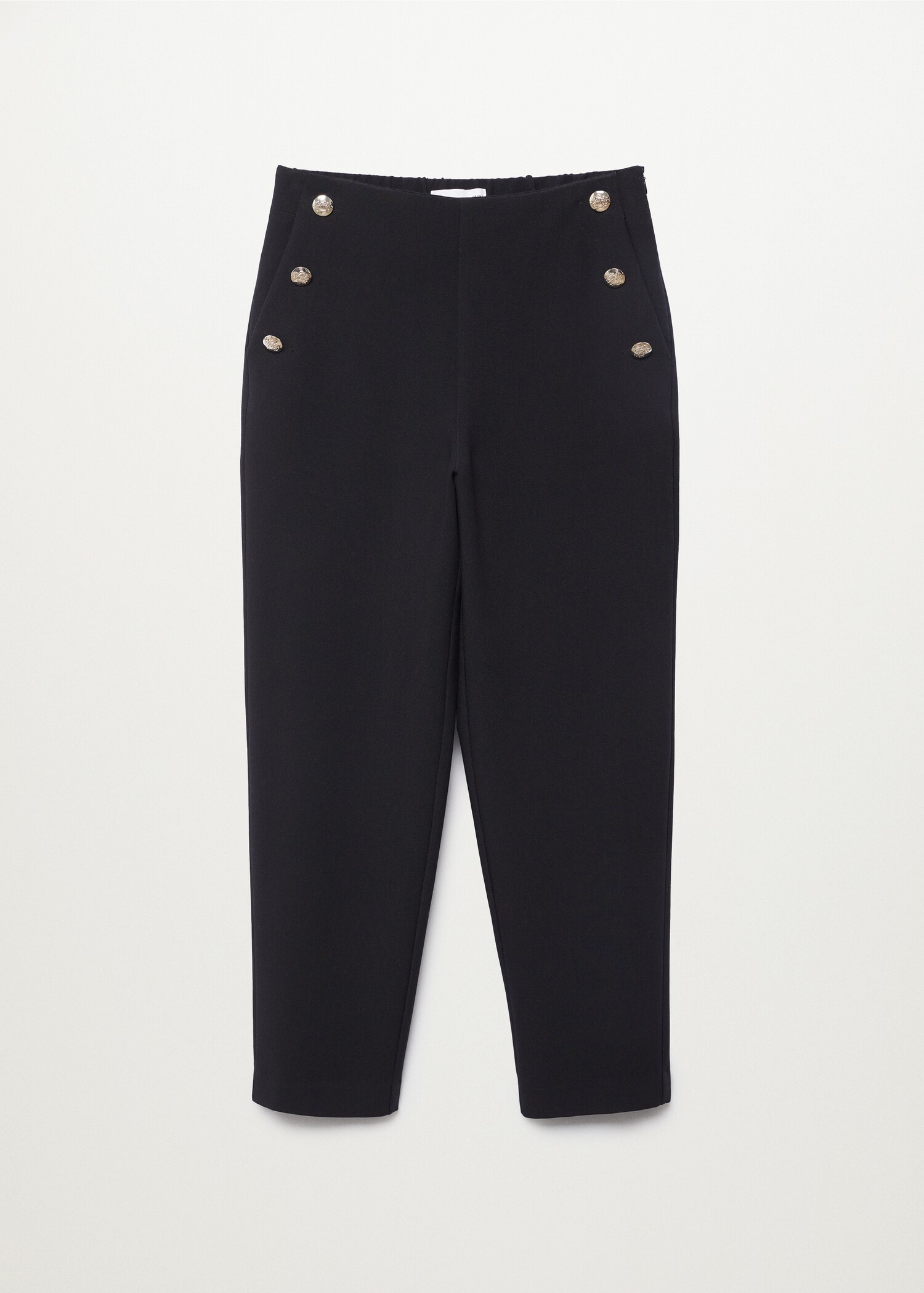 Cropped button trousers - Article without model