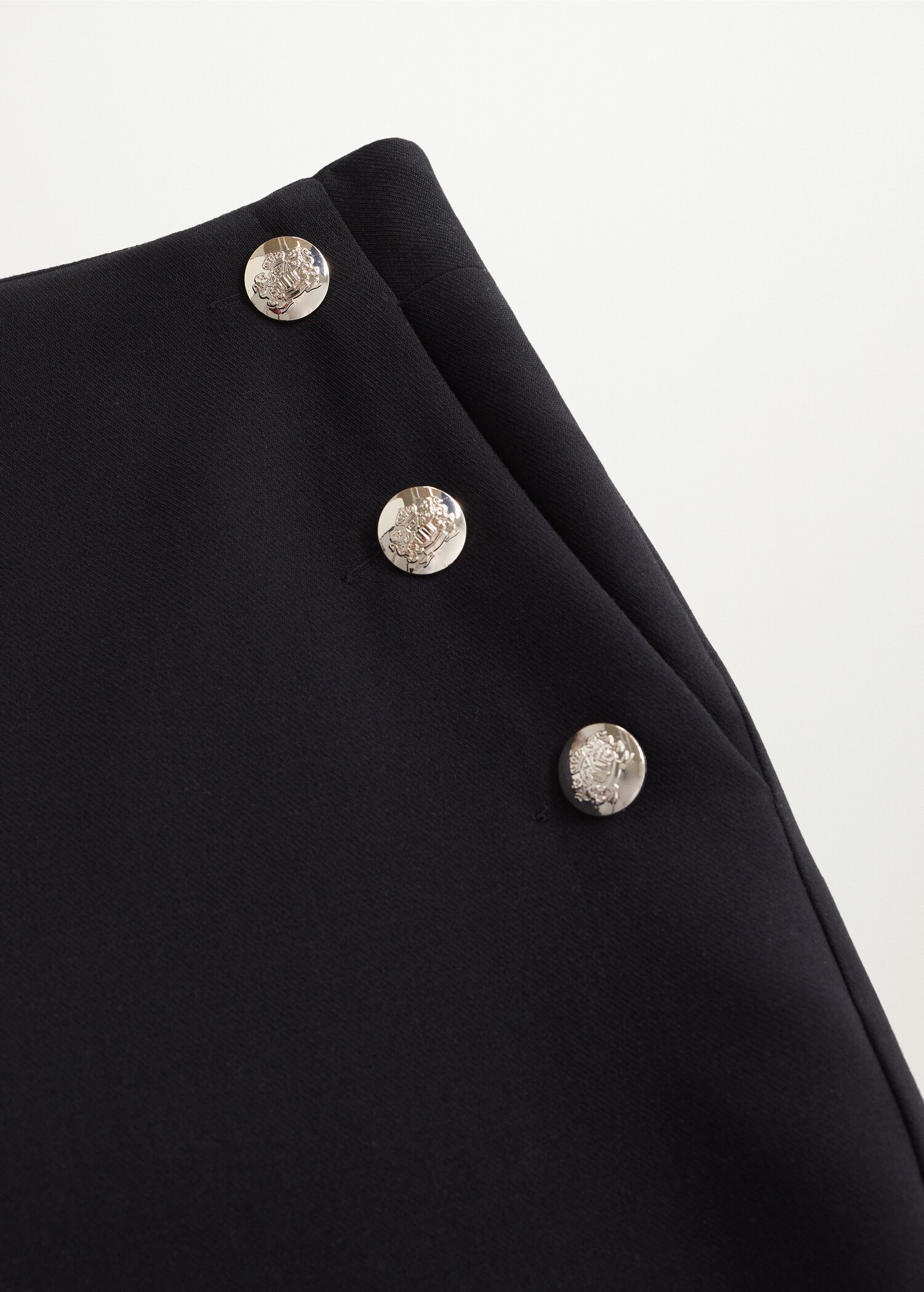 Cropped button trousers - Details of the article 8