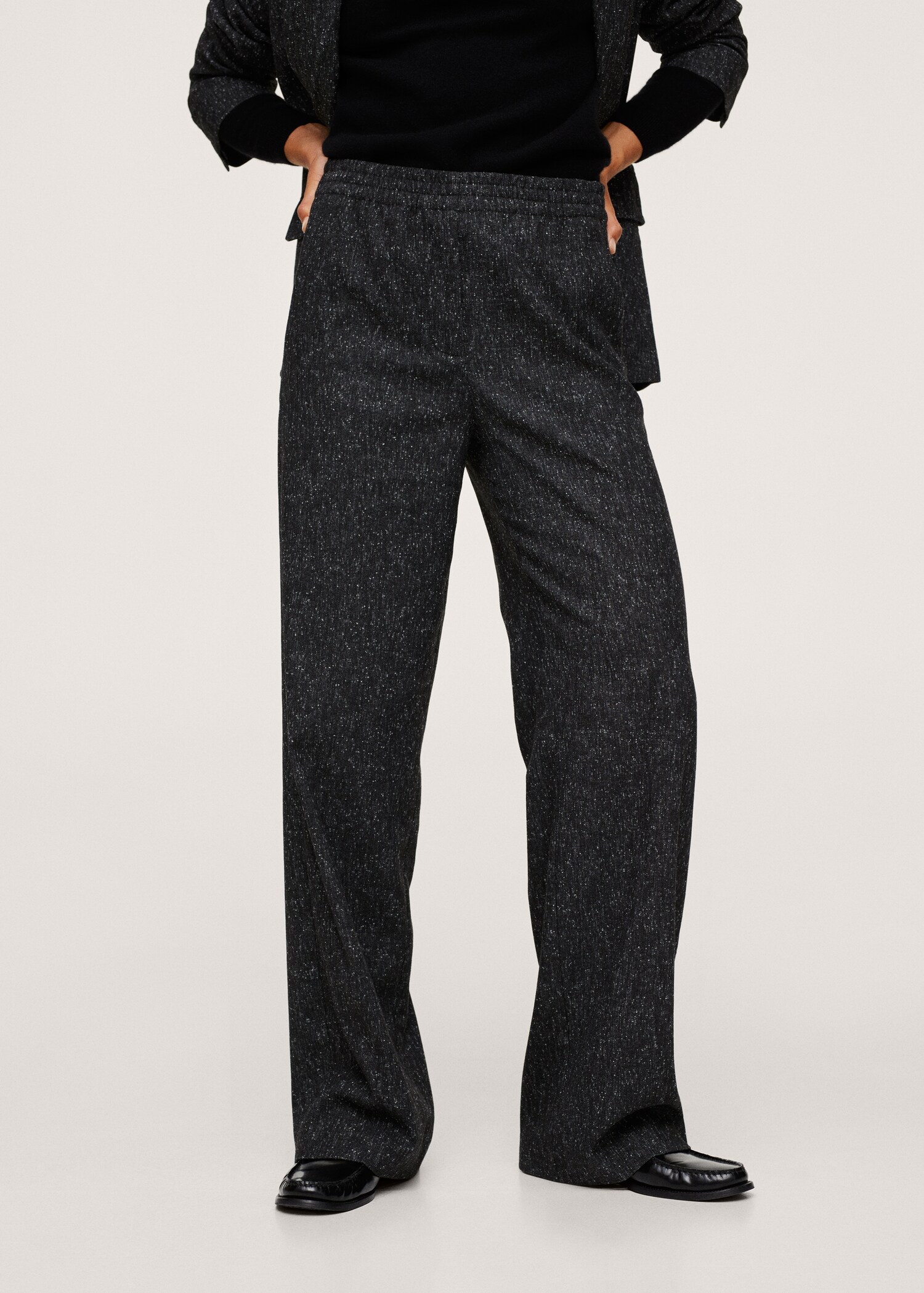 Flecked suit trousers - Medium plane