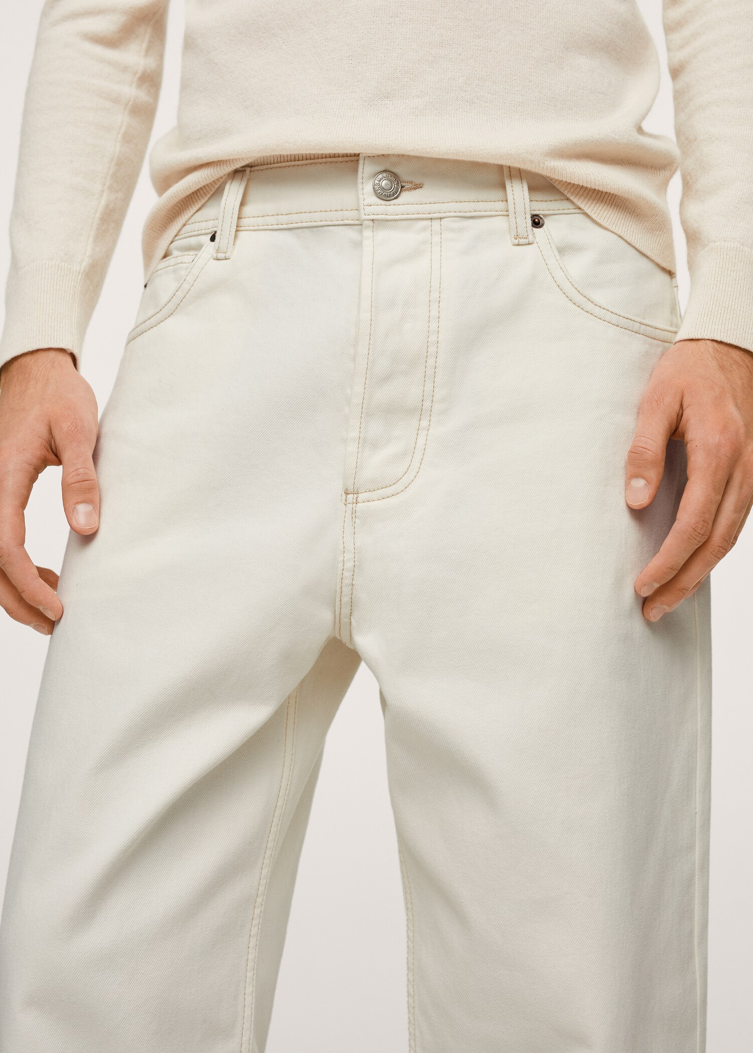 Džíny tapered loose fit cropped  - Detail zboží 1