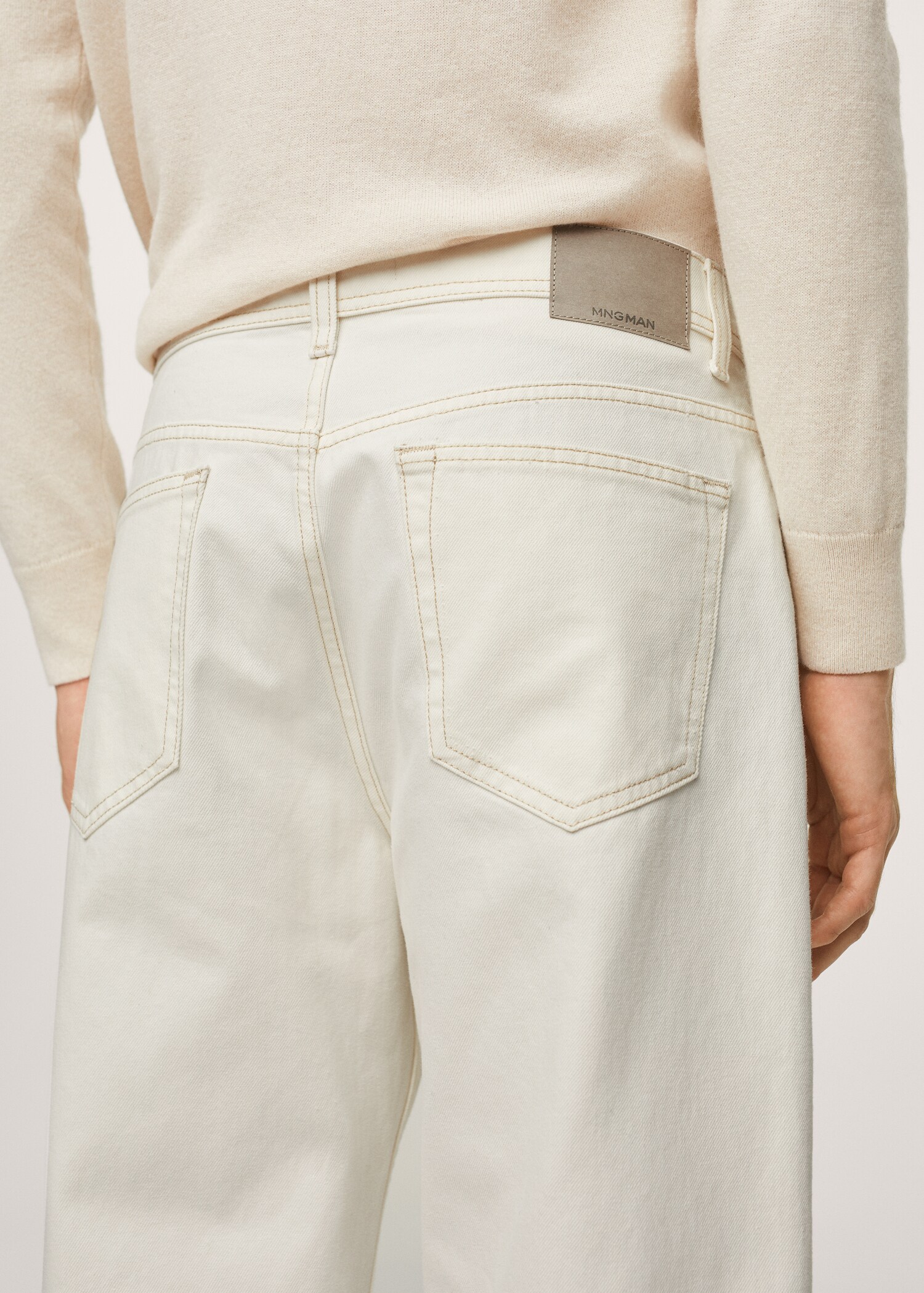 Džíny tapered loose fit cropped  - Detail zboží 3