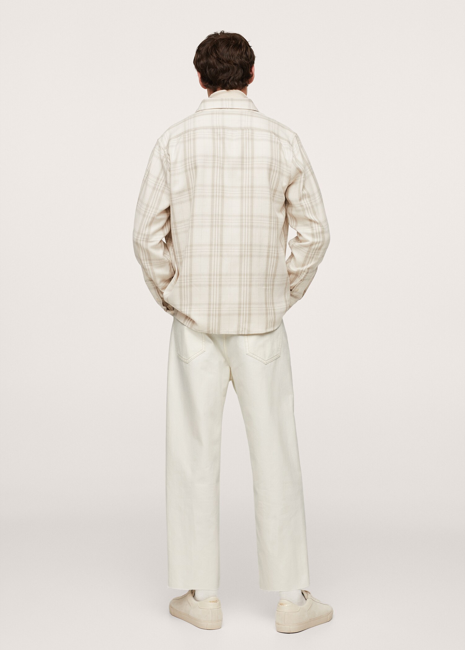Džíny tapered loose fit cropped  - Zadní strana zboží