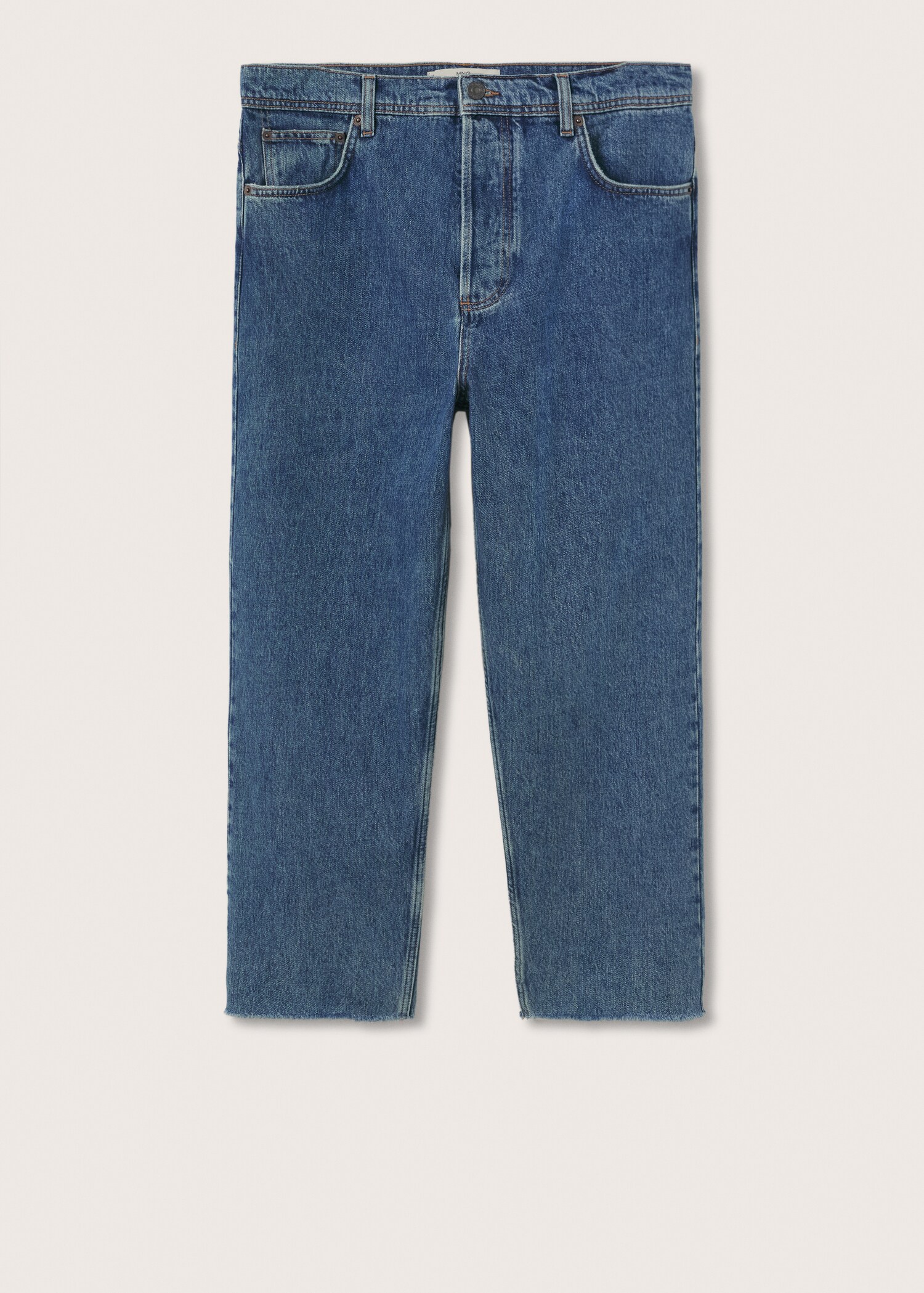 Džíny tapered loose fit cropped  - Zboží bez modelu