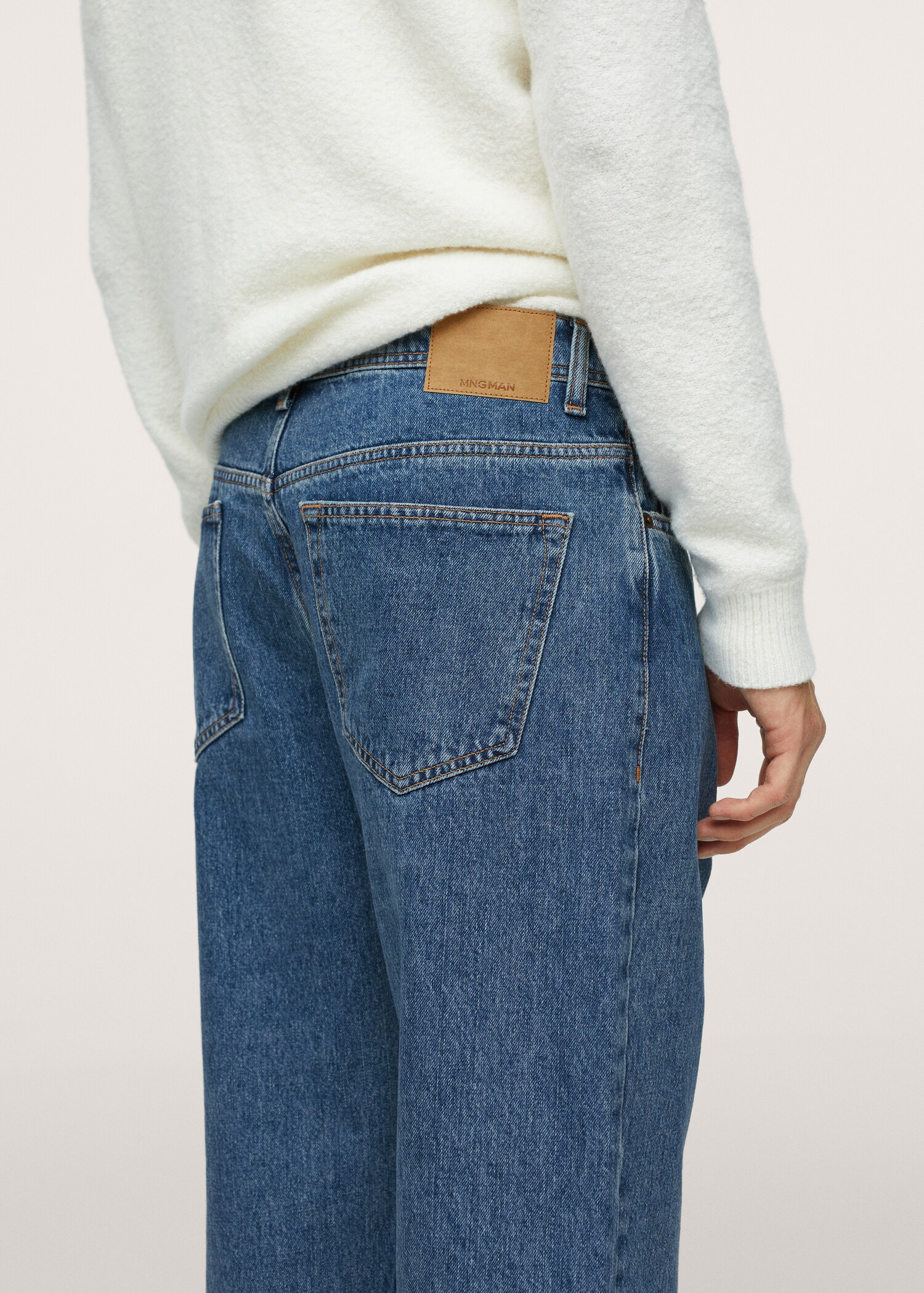 Džíny tapered loose fit cropped  - Detail zboží 4