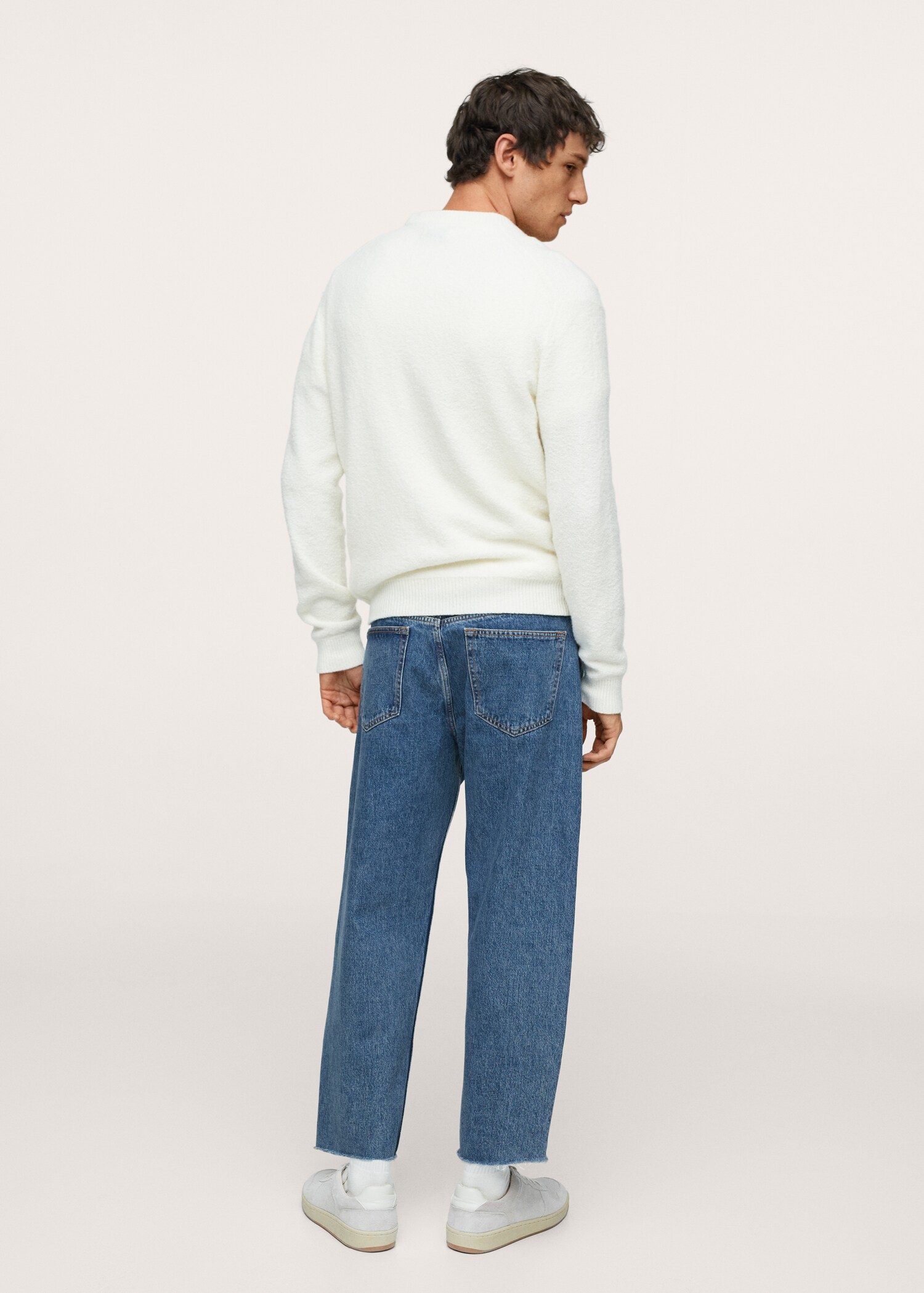 Džíny tapered loose fit cropped  - Zadní strana zboží