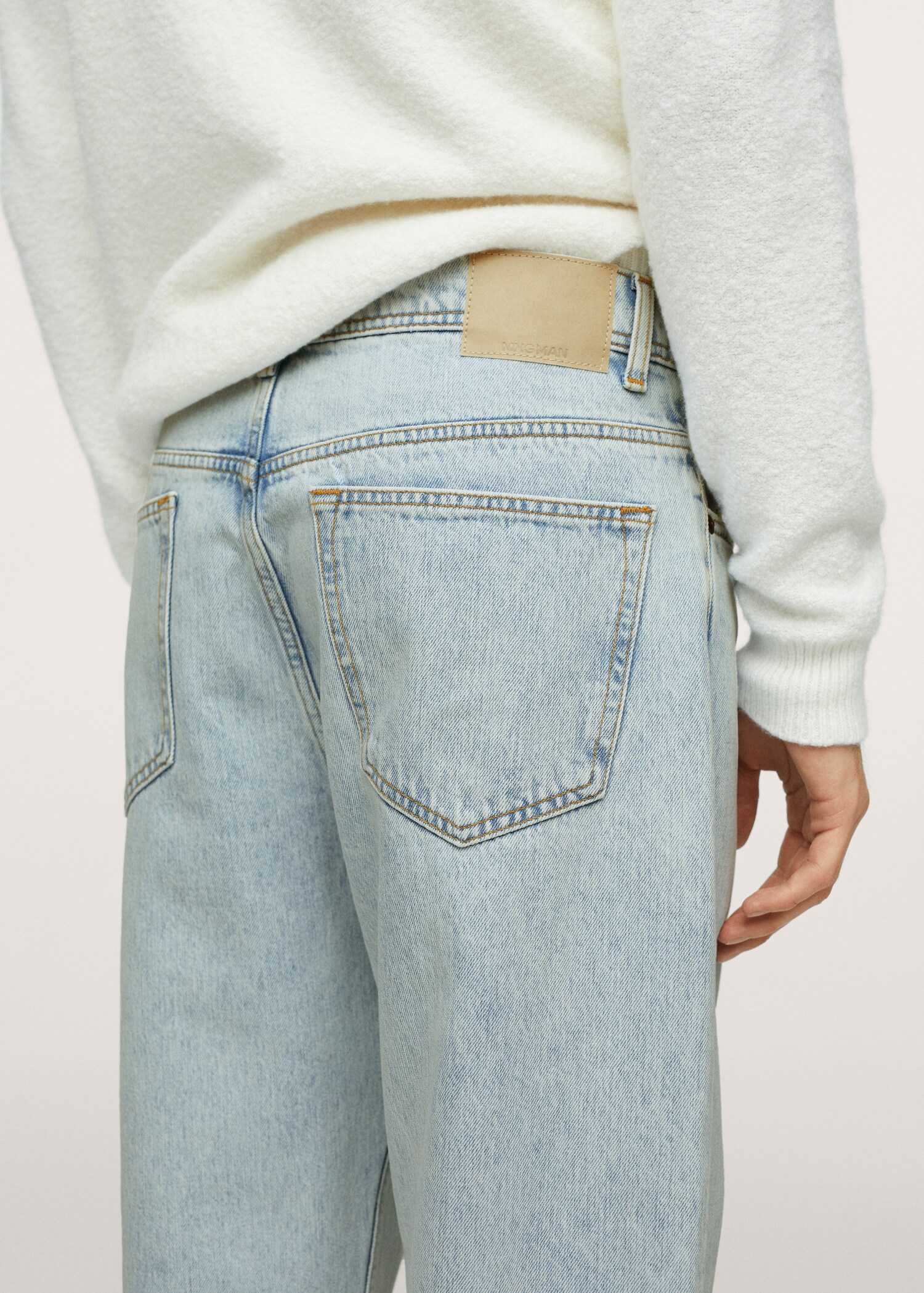 Džíny tapered loose fit cropped  - Detail zboží 4
