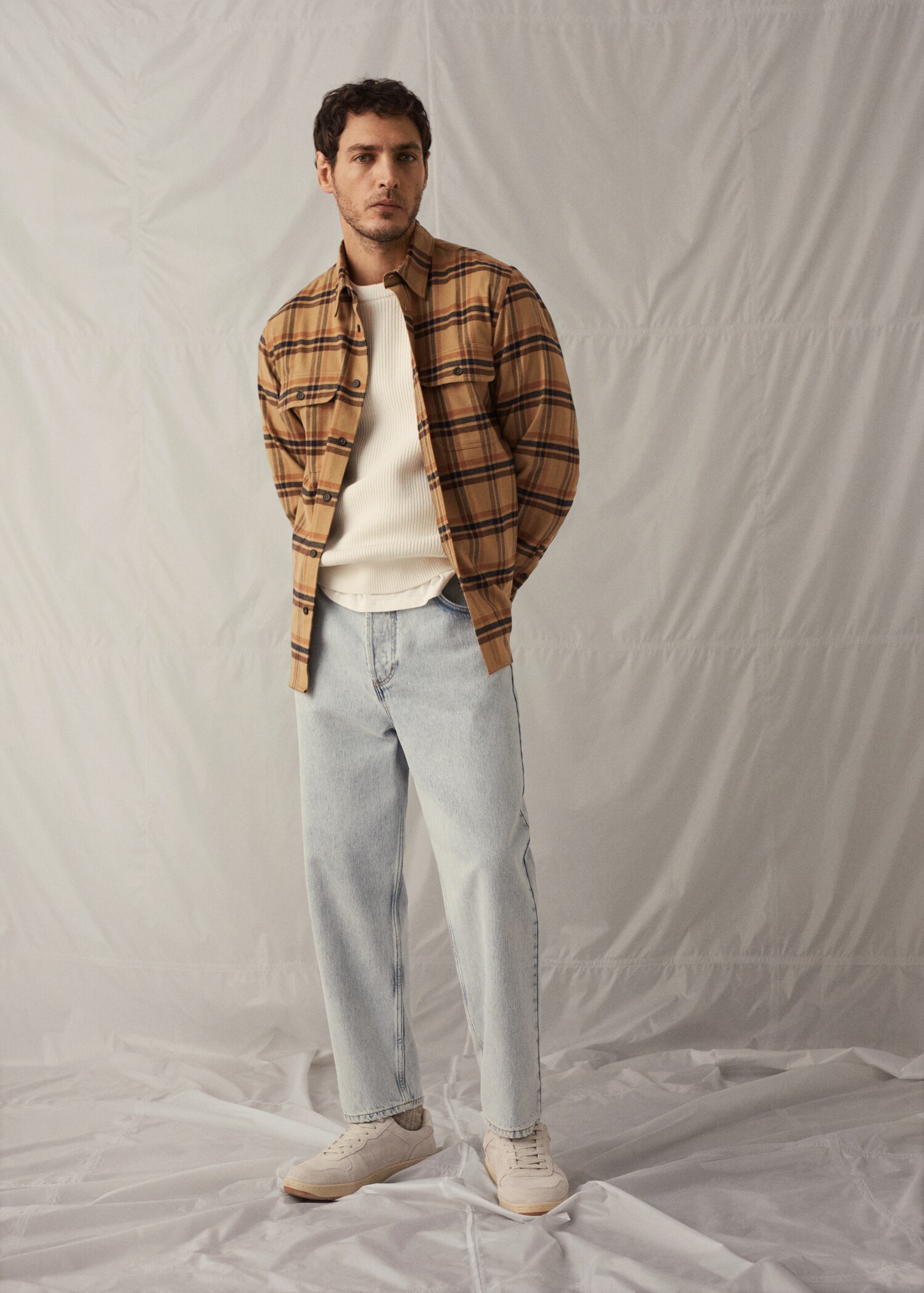 Džíny tapered loose fit cropped  - Detail zboží 5