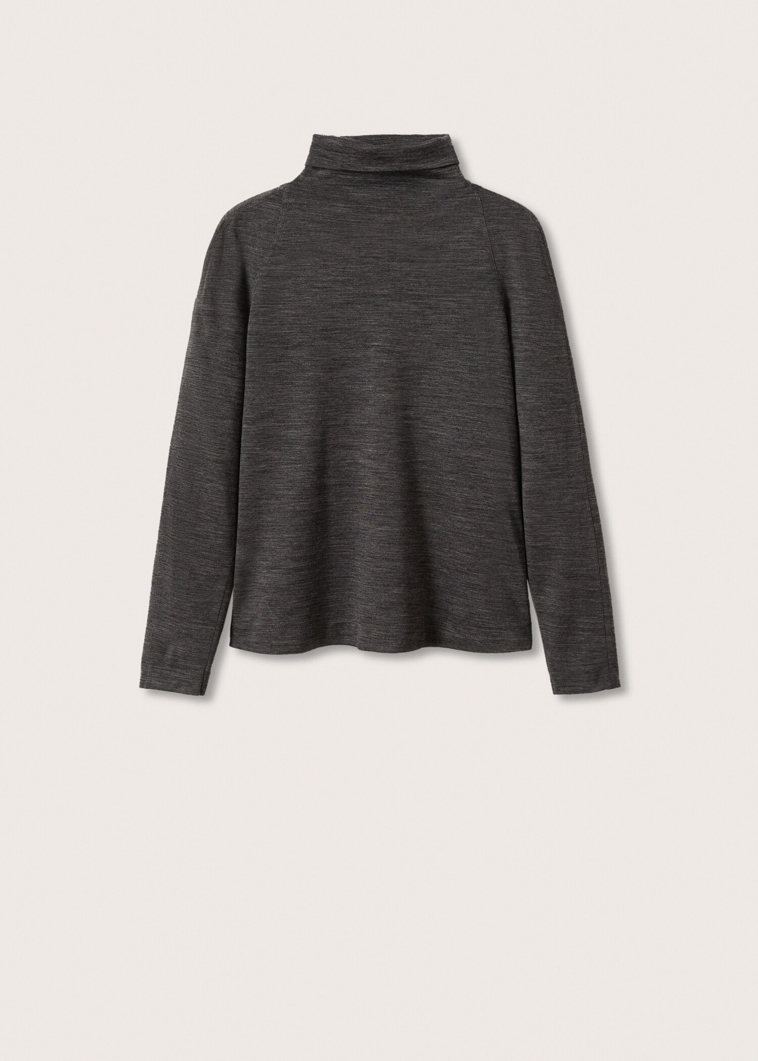 Camiseta manga larga cuello alto - Artículo sin modelo